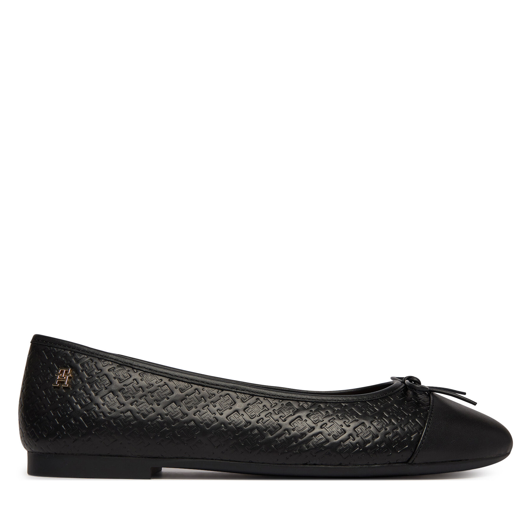 Balerini Tommy Hilfiger Th Monogram Ballerina FW0FW09468 Negru