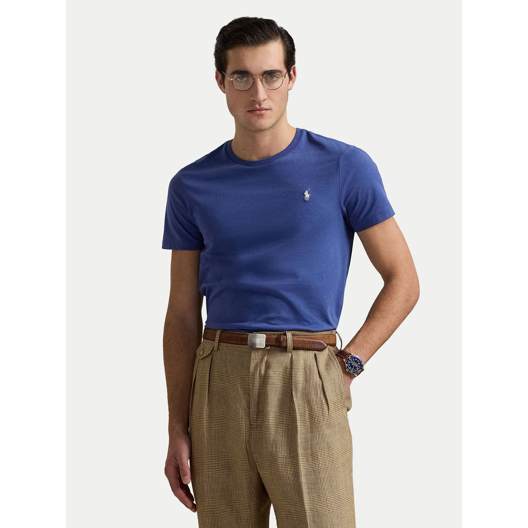 Polo Ralph Lauren Póló 710671438427 Kék Custom Slim Fit