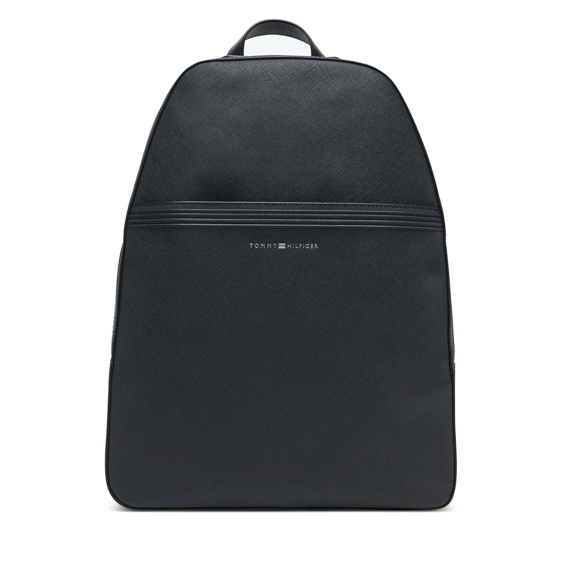 Hátizsák Tommy Hilfiger Th Business Leather Backpack AM0AM13213 Fekete
