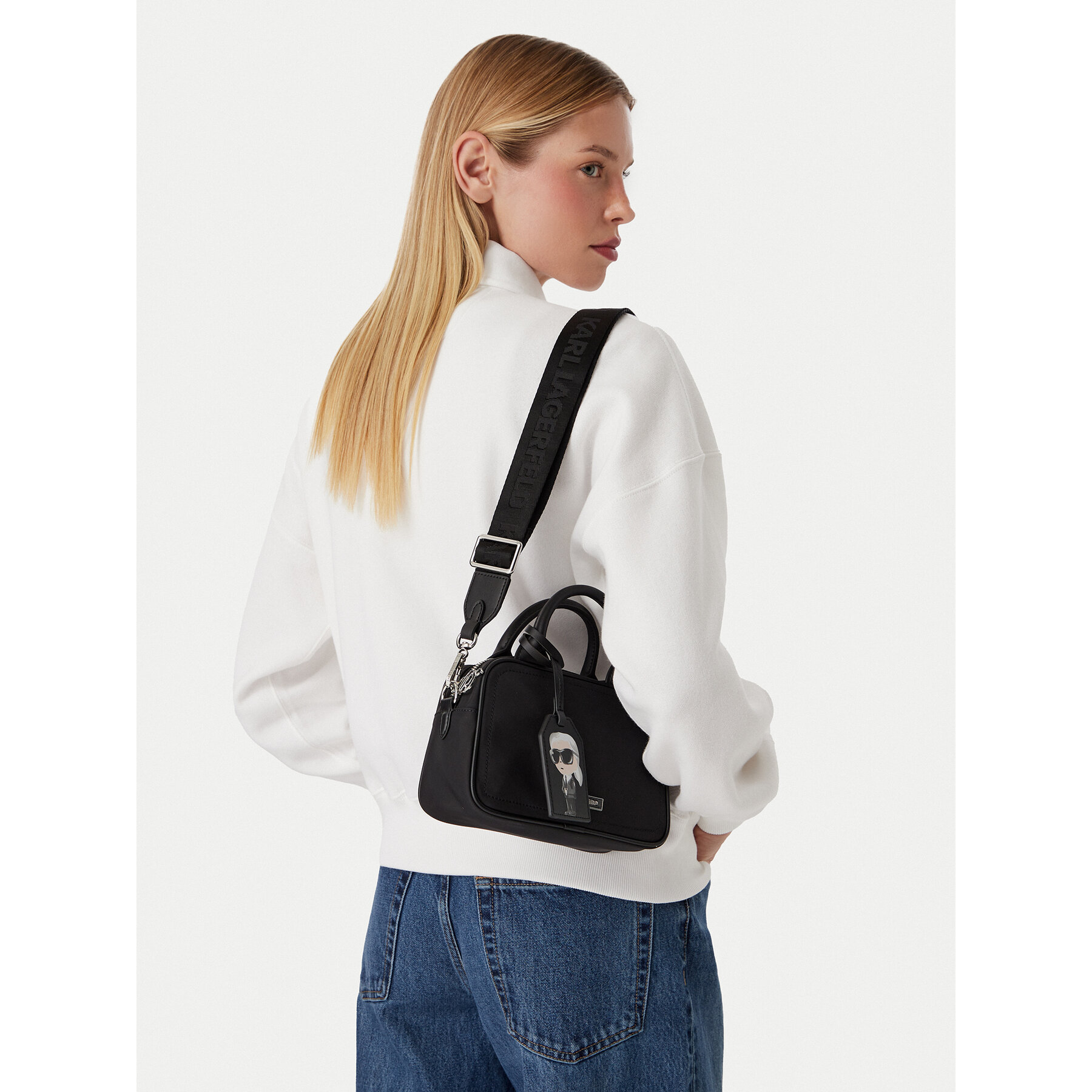 Geantă KARL LAGERFELD B3W30130 Negru