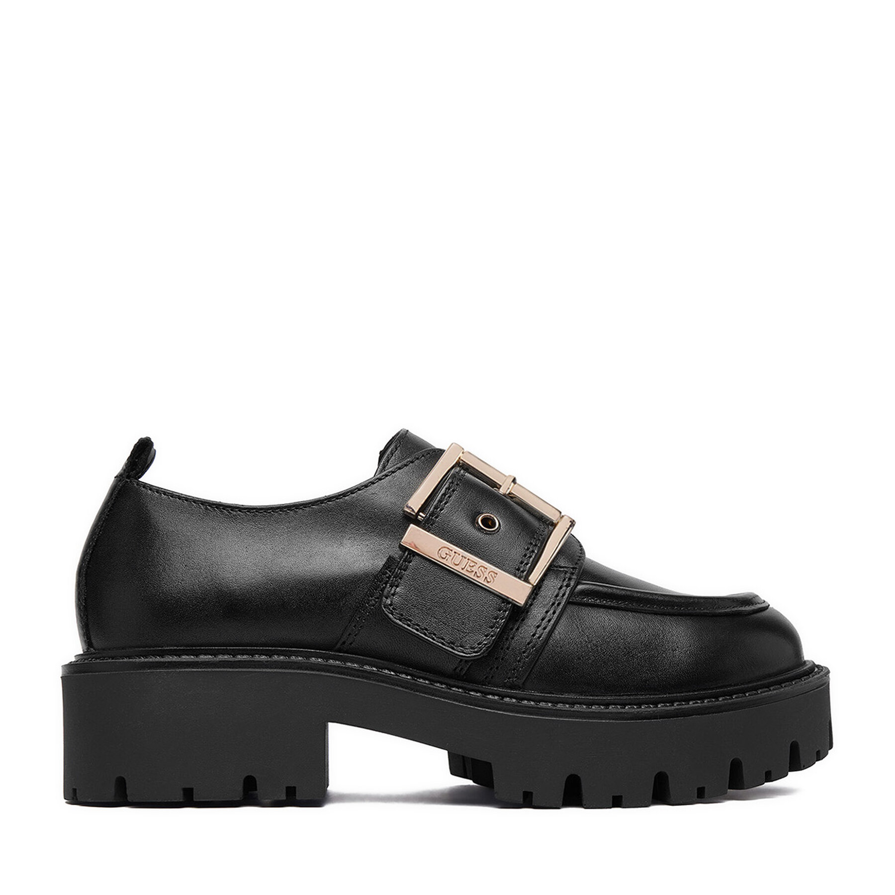 Loafers Guess EO-CI12-LEA-01 Čierna