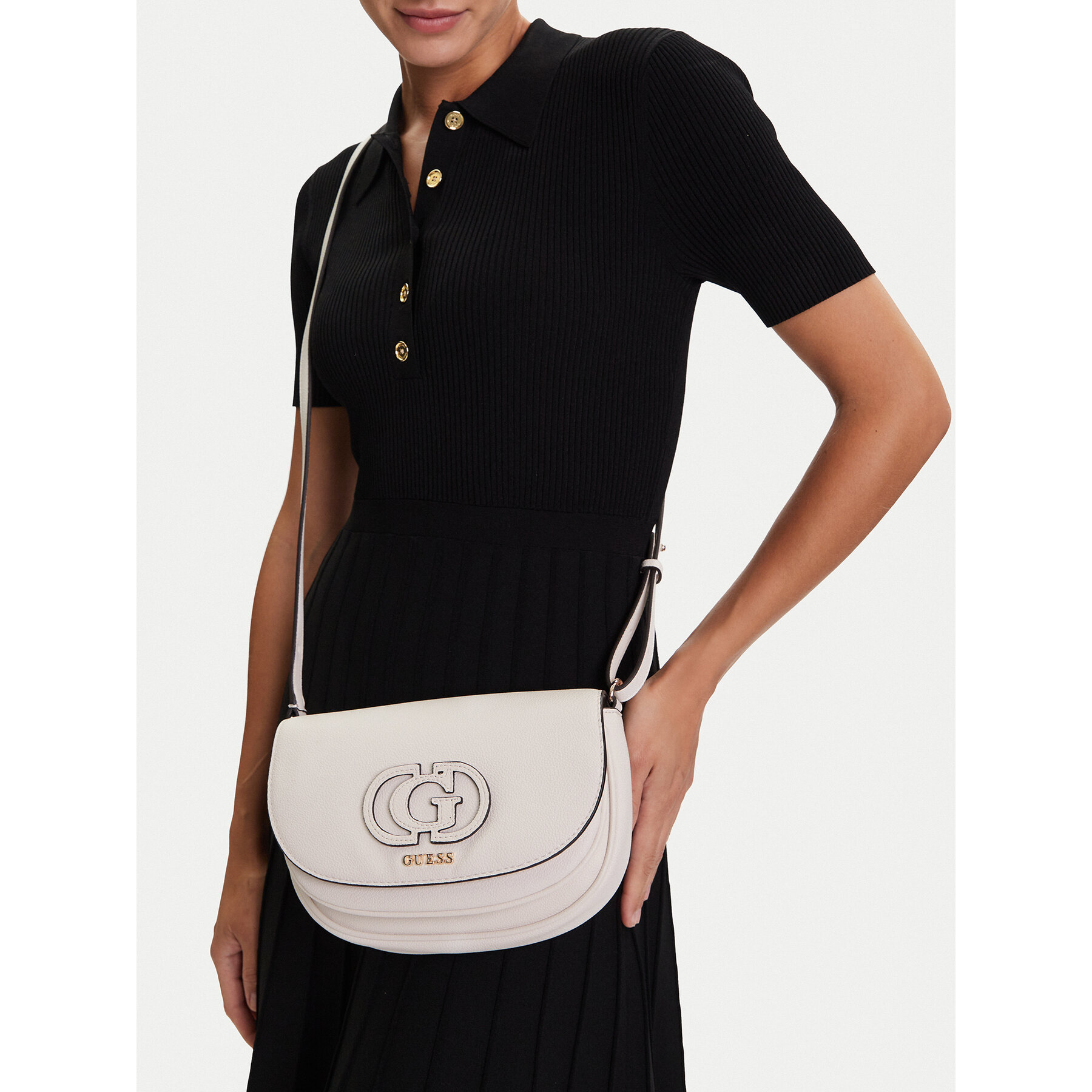 Τσάντα Guess Calebra HWBG95 36210 Λευκό