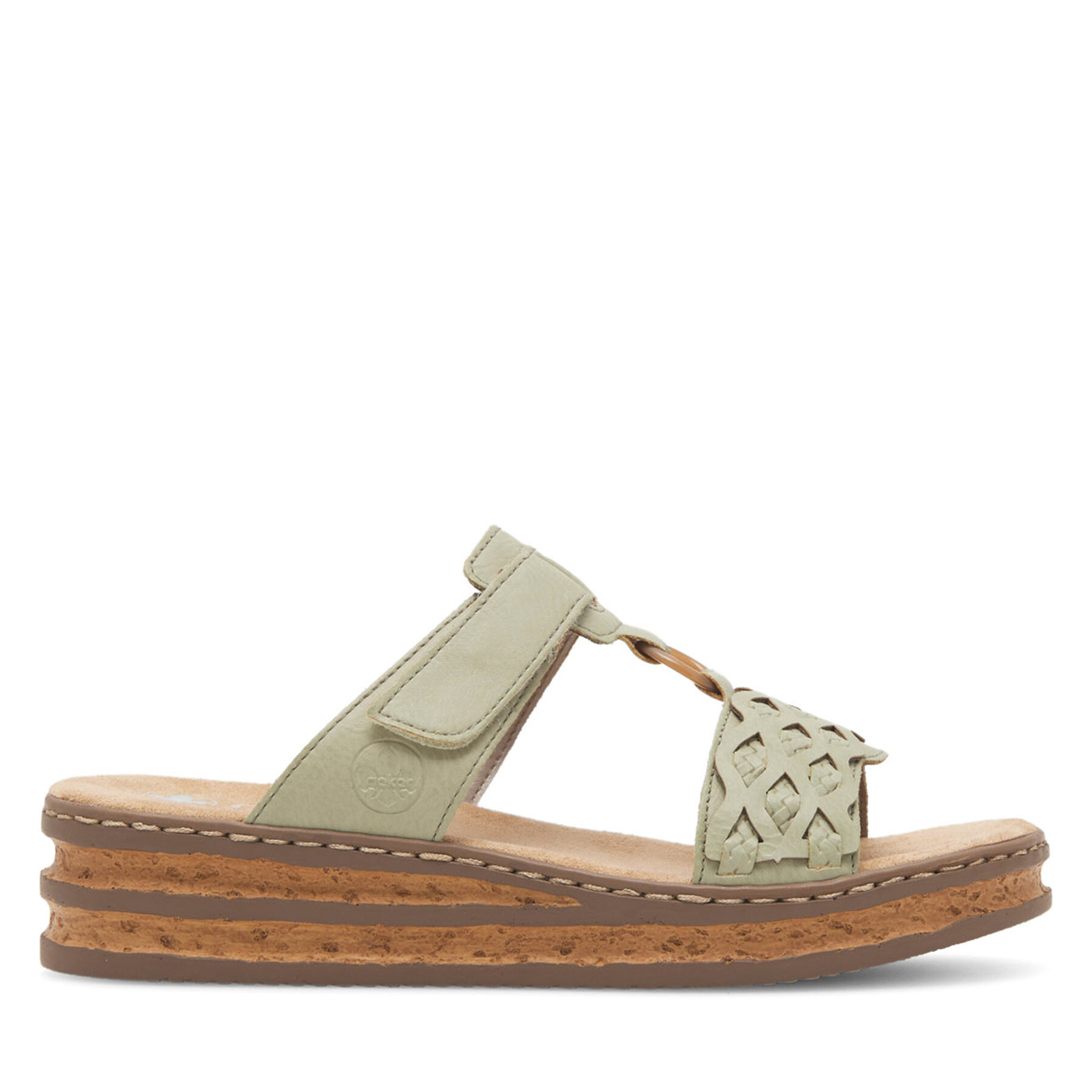 Şlapi Rieker 629K9-52 Verde
