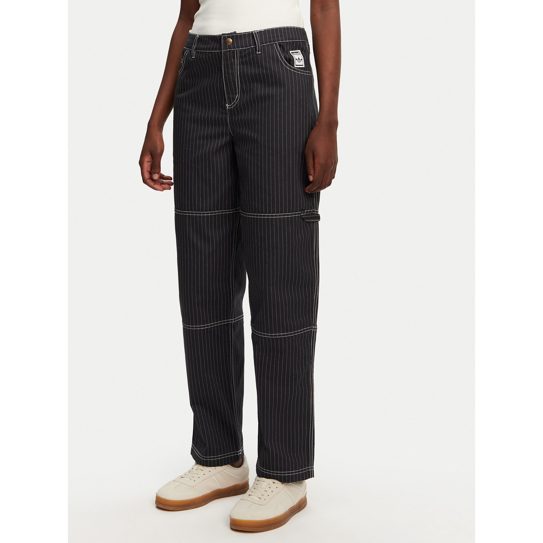adidas Jeans Allover Print JJ3140 Grau Regular Fit