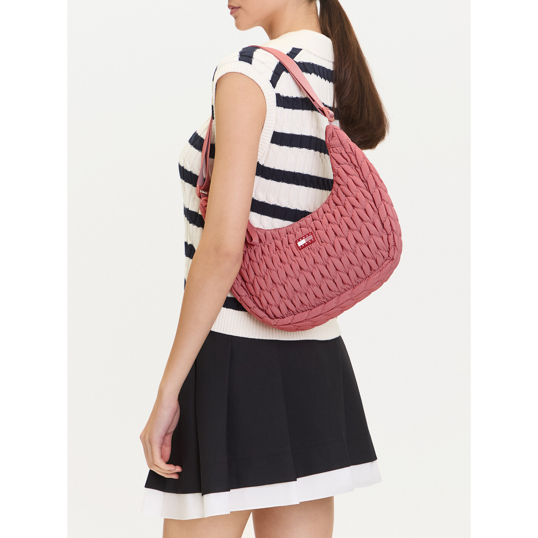 Geantă Tommy Jeans Tjw Urban Quilted AW0AW17546 Roz