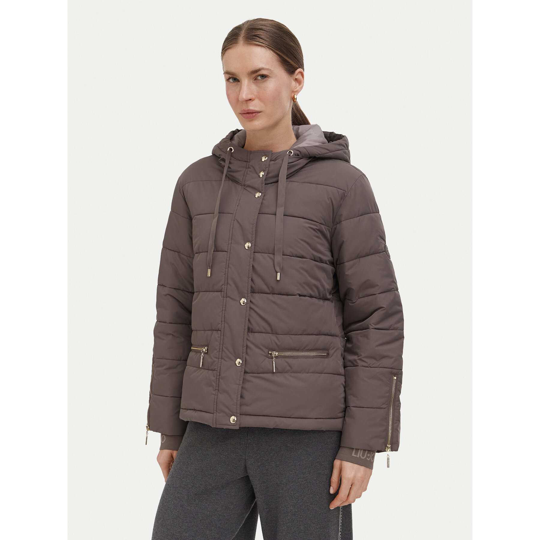 Liu Jo Winterjacke TF6008 TS72A Beige Regular Fit