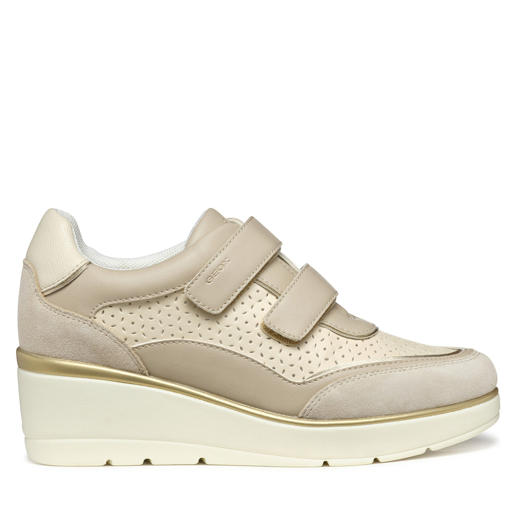 Sneakersy Geox D Ilde D55RAA 05422 C1SH6 Béžová