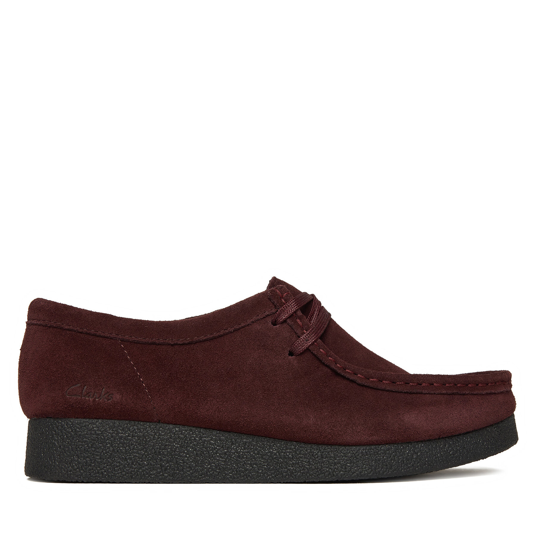 Félcipő Clarks WallabeeEVOSh 26184611 Bordó