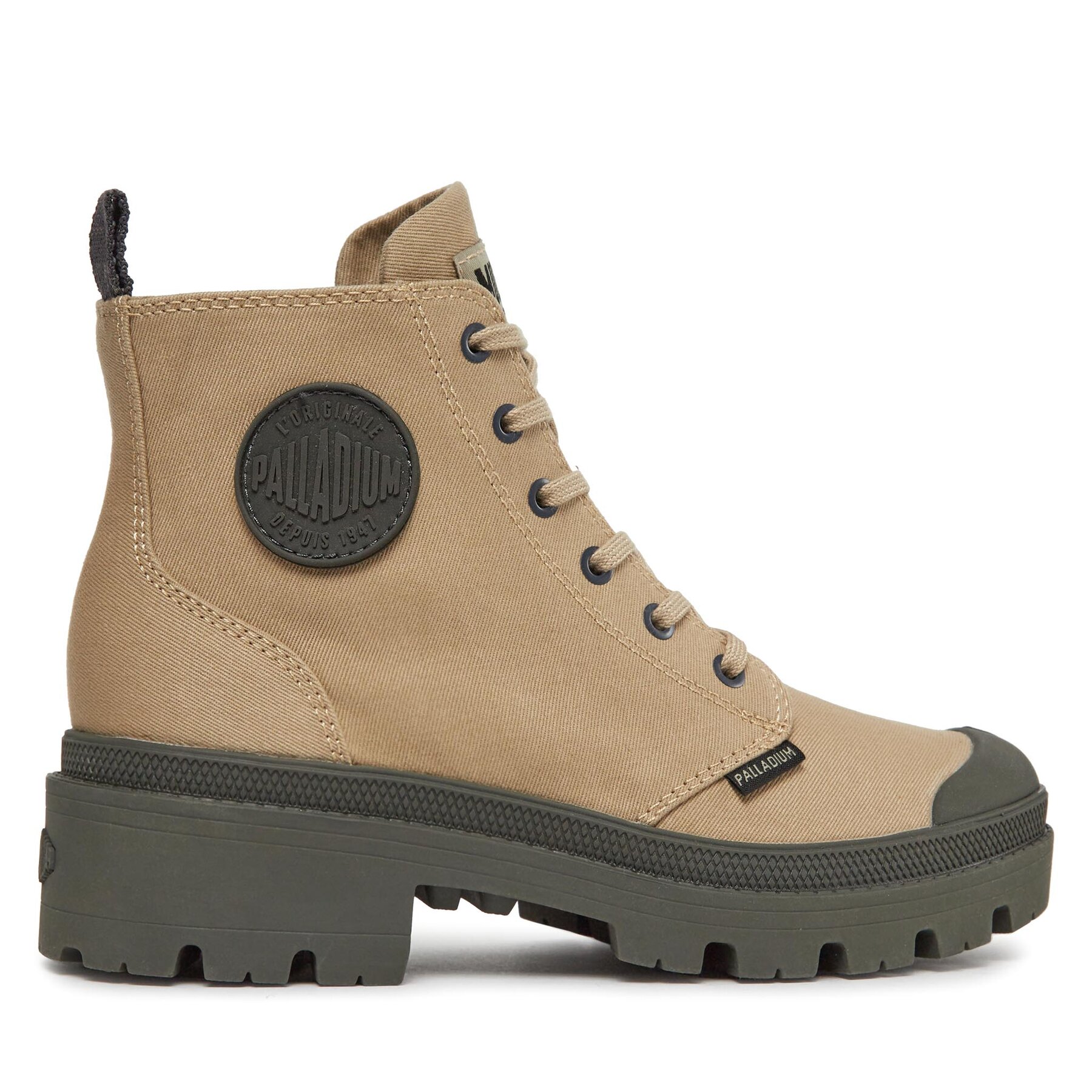 Bottes de randonnée Palladium Pallabase Twill 96907-211-M Beige