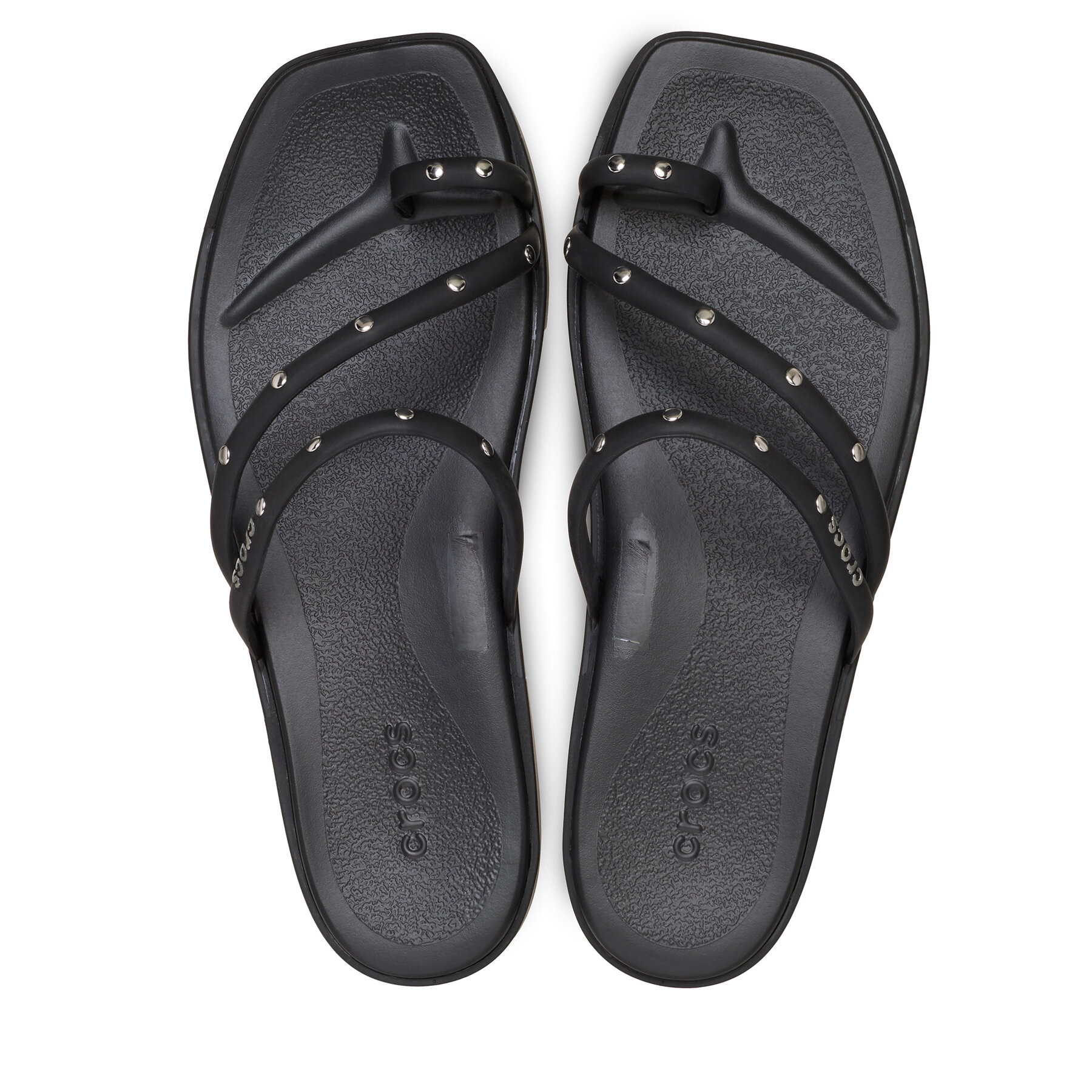 Žabky Crocs Miami Studded Toe Loop Sandal 211447 Čierna
