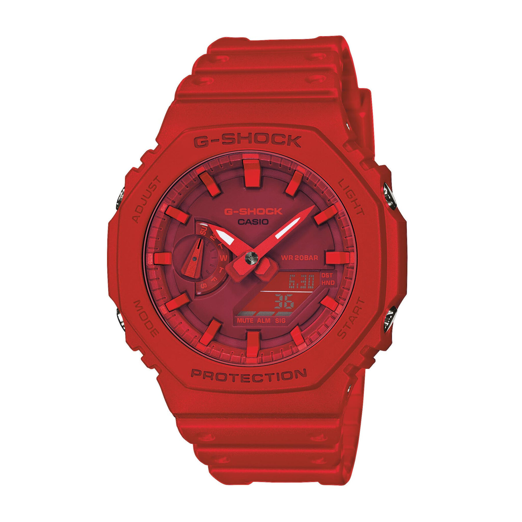Ročna ura G-Shock GA-2100-4AER Red/Red