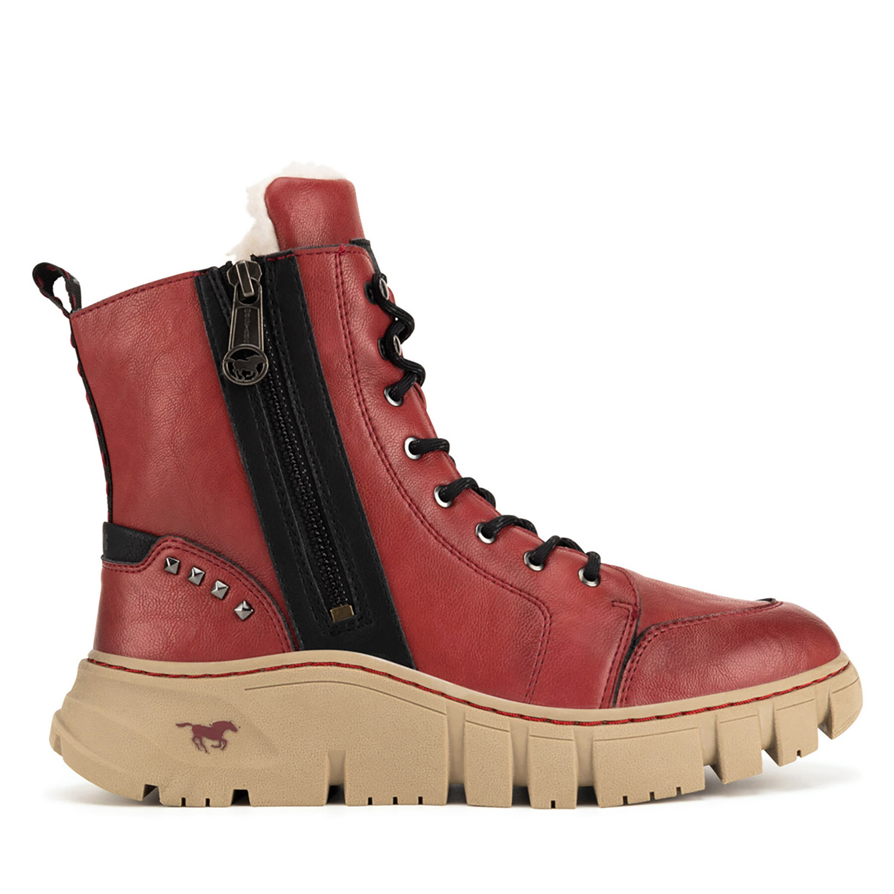 Bakancs Mustang 1499-602-5 Piros