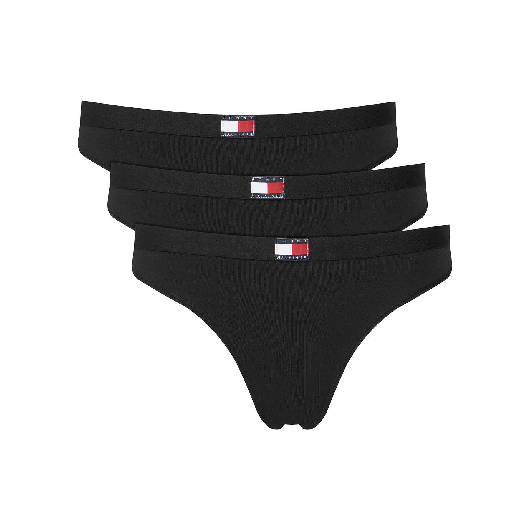 Tommy Hilfiger String-Set UW0UW06139 Schwarz