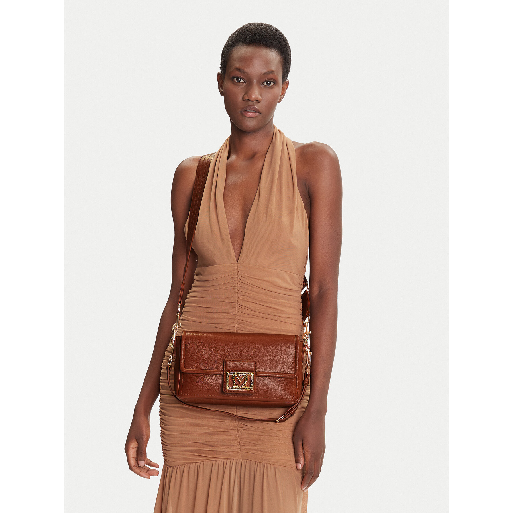 Borsetta LOVE MOSCHINO JC4086PP1NLI0312 Marrone