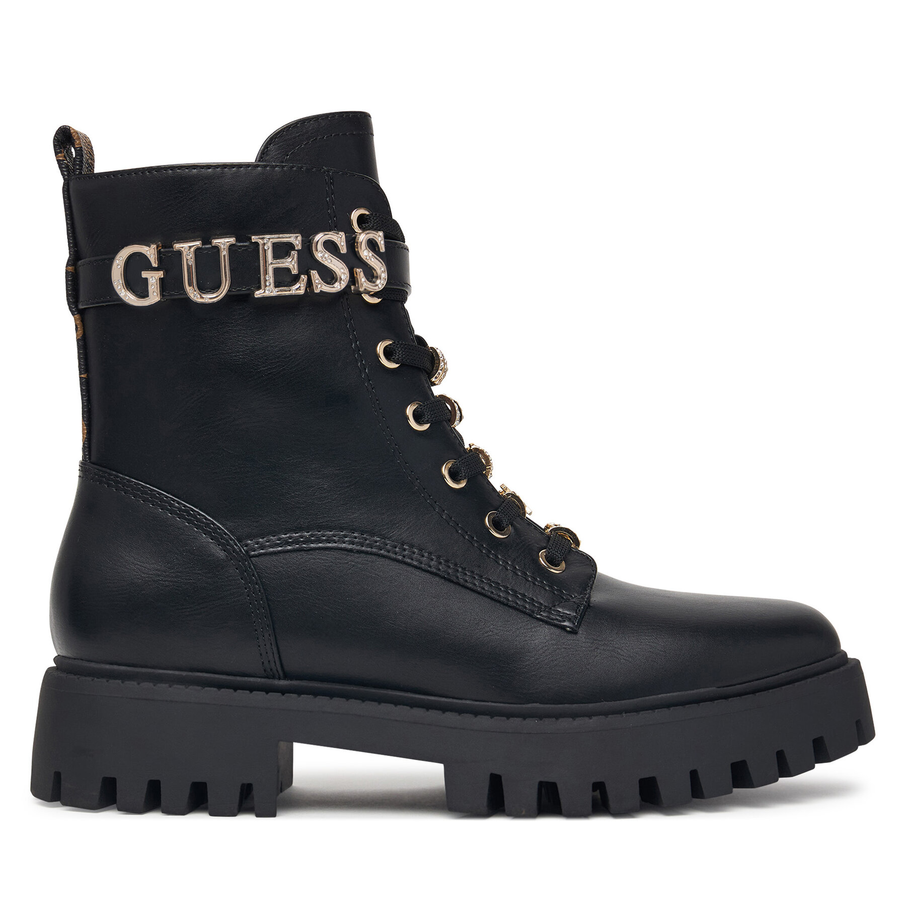 Outdoorová obuv Guess FLFFIC ELE10 Čierna