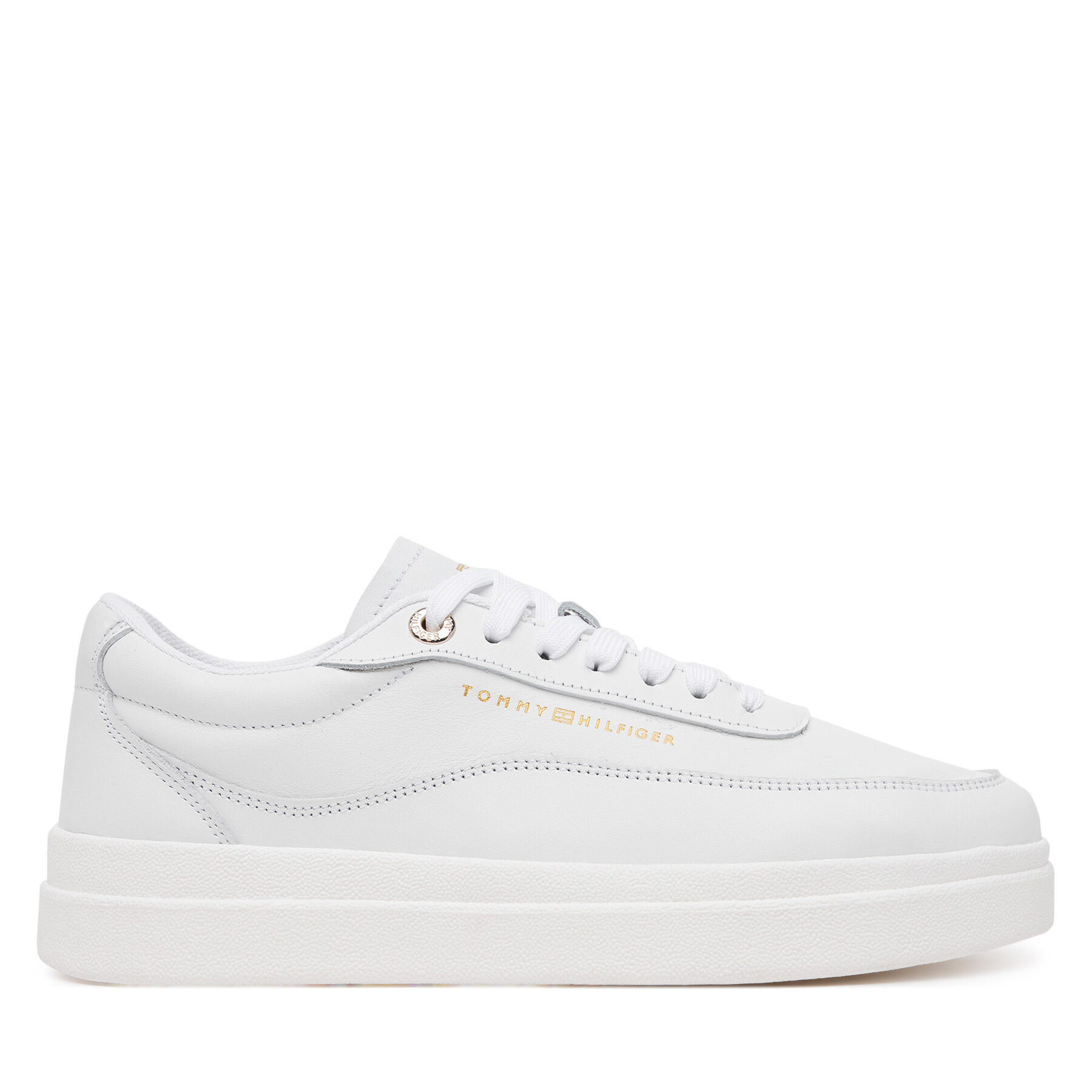 Damskie Tommy Hilfiger Sneakersy, Rozmiar 40 Biały Modern Court Sneaker Lthr FW0FW08800