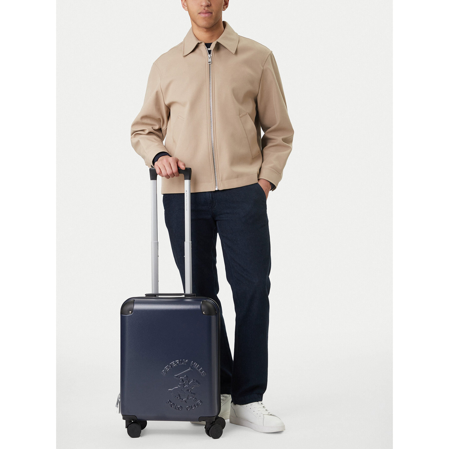 Самолетен куфар за ръчен багаж Beverly Hills Polo Club CEO-BHPC-S-009-09-NAVY Тъмносин