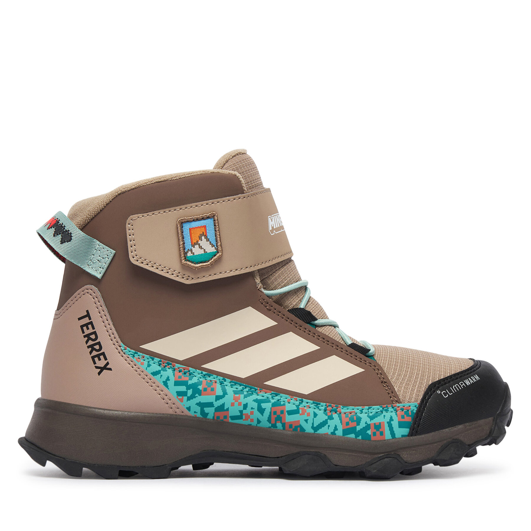 Туристически adidas Minecraft Terrex Snow Cf Climawarm Winter Shoes Kids KJ6490 Тъмнобежов