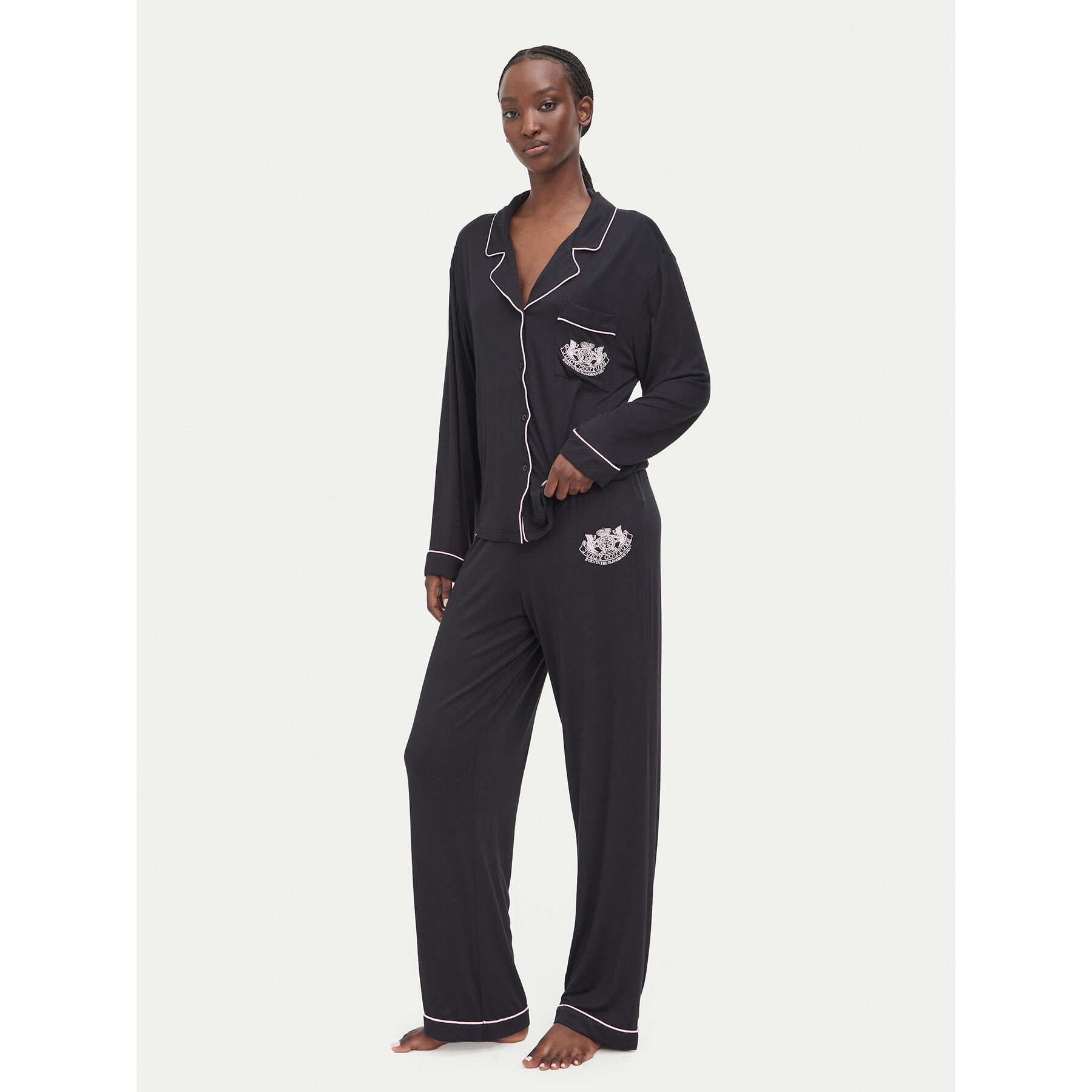 Juicy Couture Pyjama JCYPJ126856 Schwarz Relaxed Fit