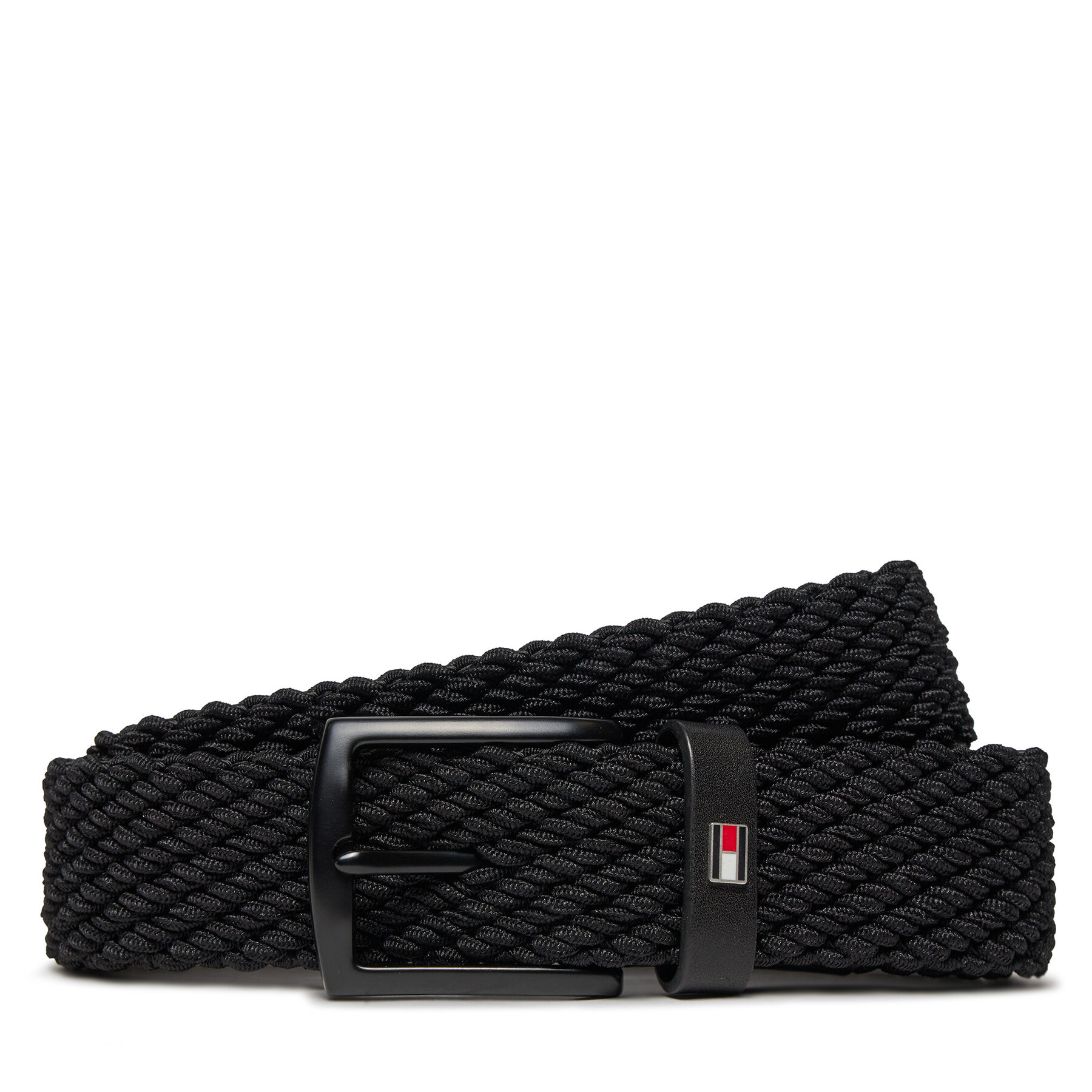 Cintura da uomo Tommy Hilfiger Denton 3.5 Elastic AM0AM12243 Nero