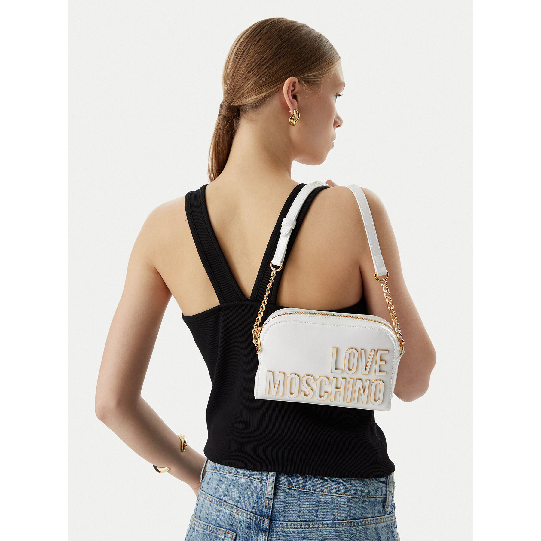 Táska LOVE MOSCHINO JC4250PP0OKE110A Fehér