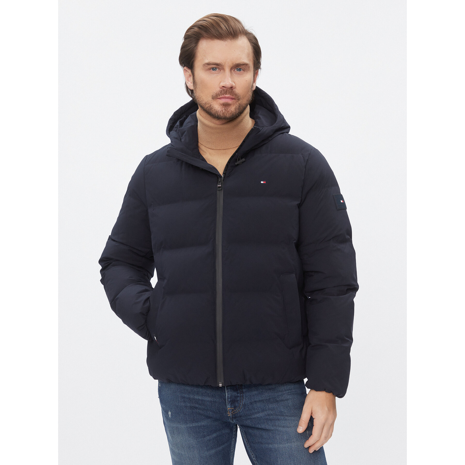 Tommy Hilfiger Winterjacke MW0MW33958 Dunkelblau Regular Fit