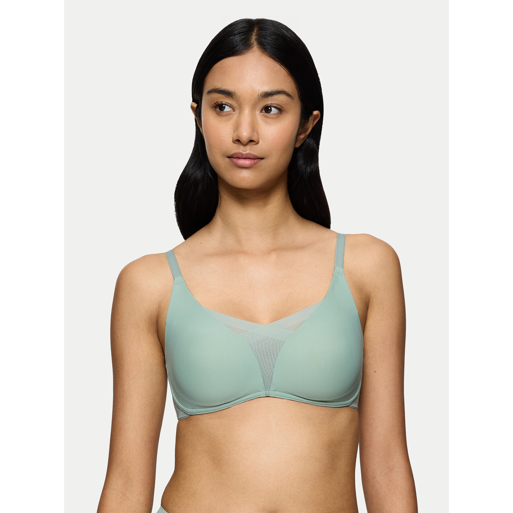 Triumph Varrásmentes melltartó Shape Smart 10209594 Zöld