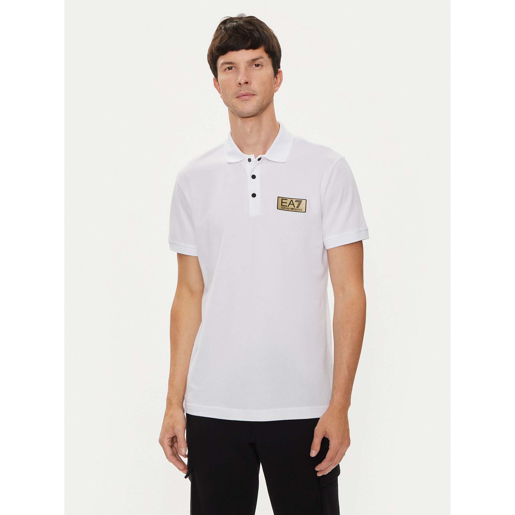 EA7 Emporio Armani Pólóing 3DPF02 PJ5AZ 1100 Fehér Regular Fit