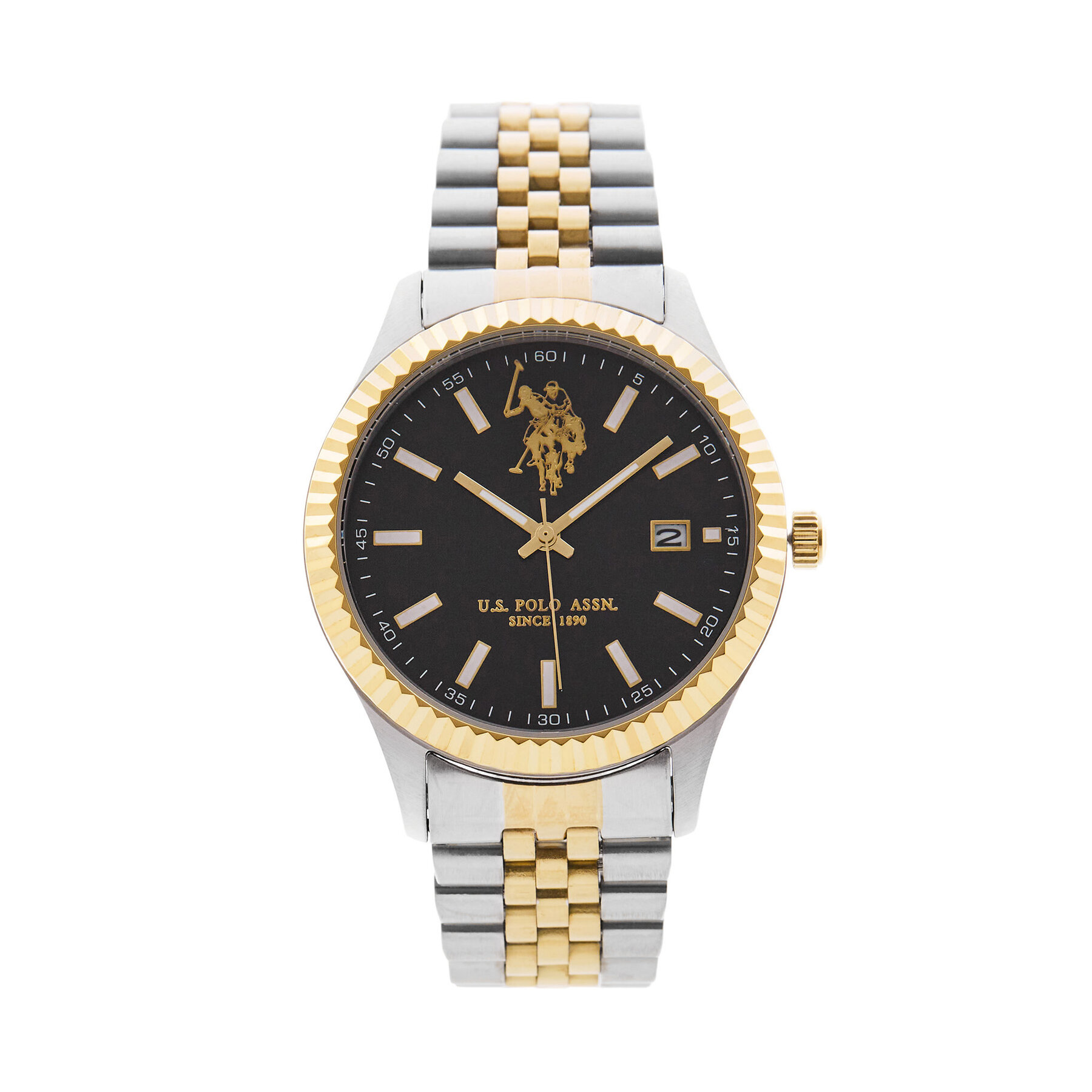Klocka U.S. Polo Assn. USP7239BK Silver