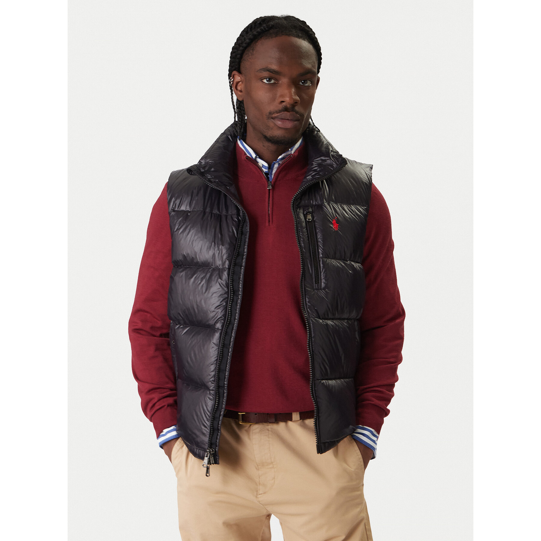Polo Ralph Lauren Weste 710P06138001 Schwarz Regular Fit