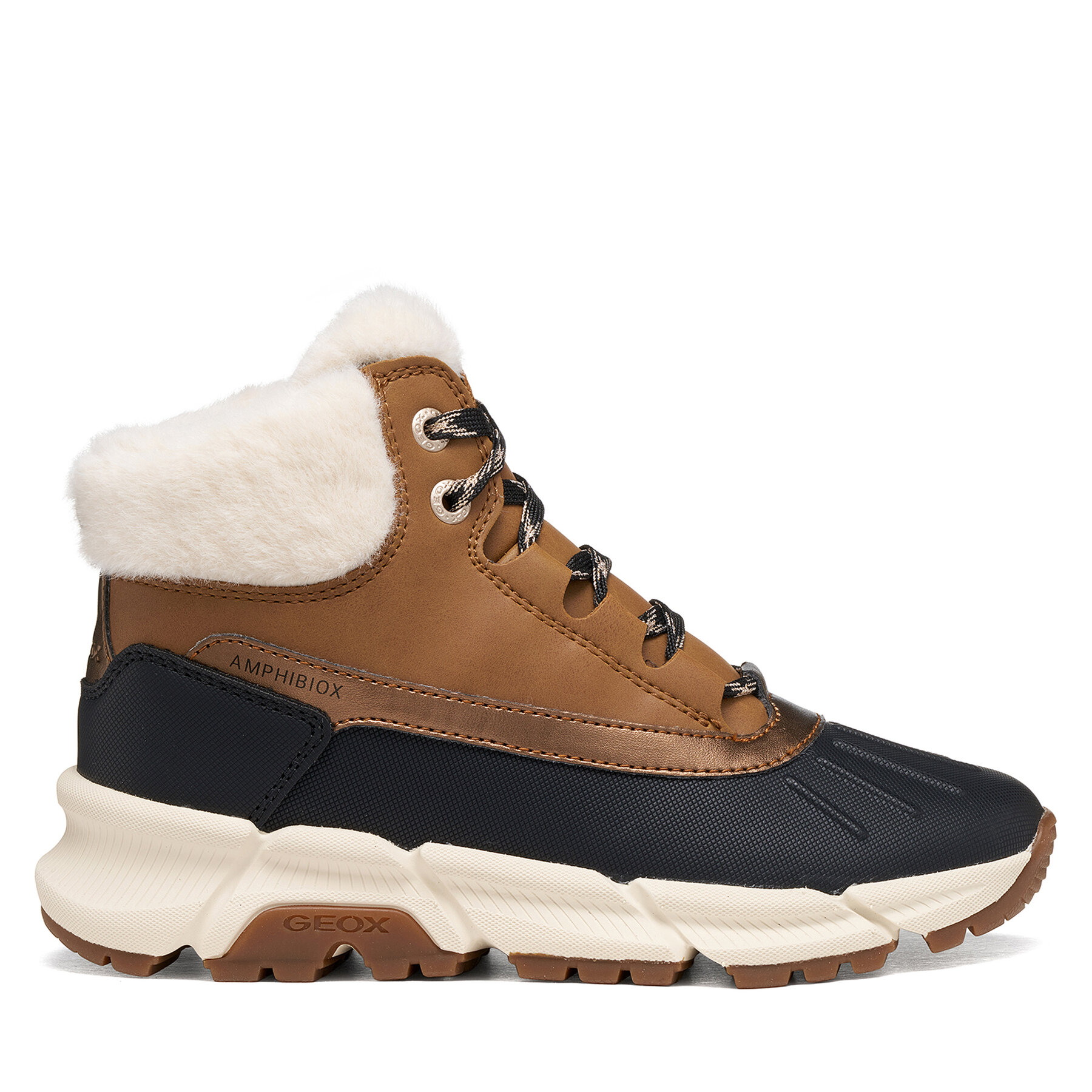 Зимни обувки Geox J Flexyper Plus Girl B Abx J56NGA 0MECE CR69B S Кафяв