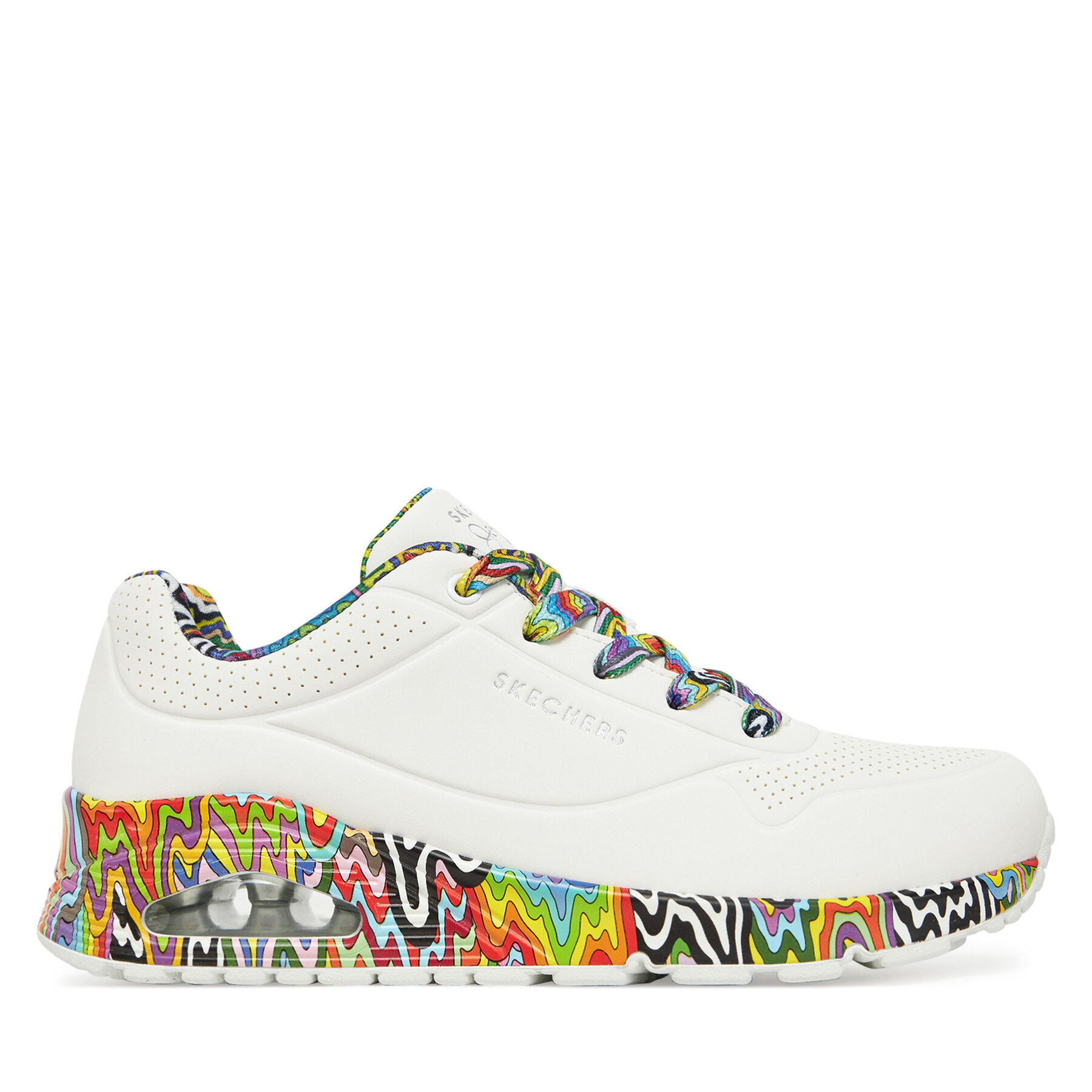 Sneakers Skechers Jen Stark: Uno - Mini Drip 177959/WMLT Bianco