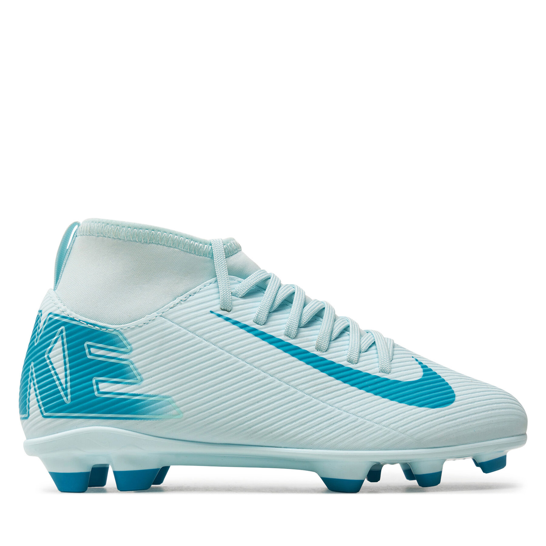 Fotbollsskor Nike Superfly 10 Club Fg/Mg FQ8318 400 Ljusblå