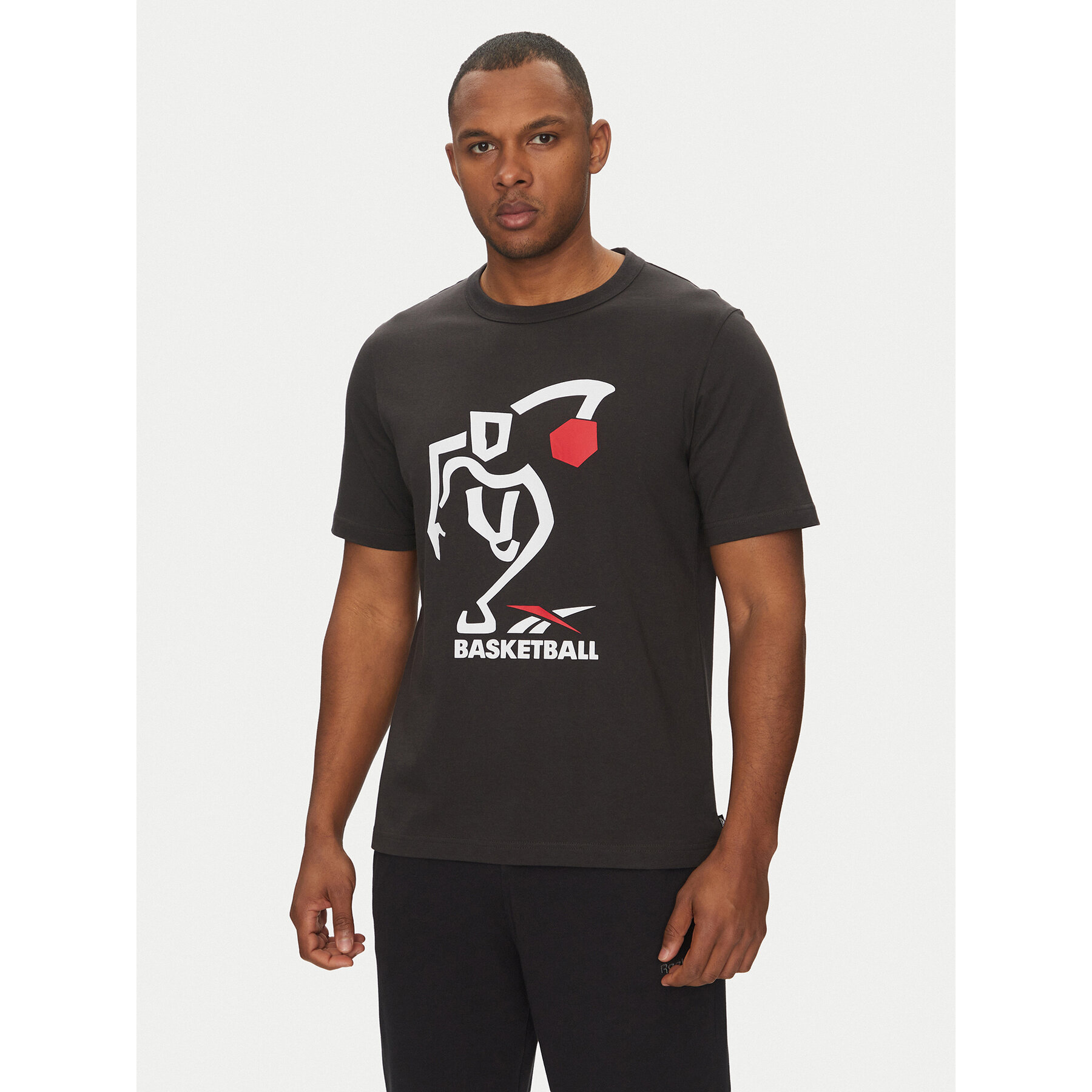 Reebok T-Shirt 100218839 Μαύρο Regular Fit