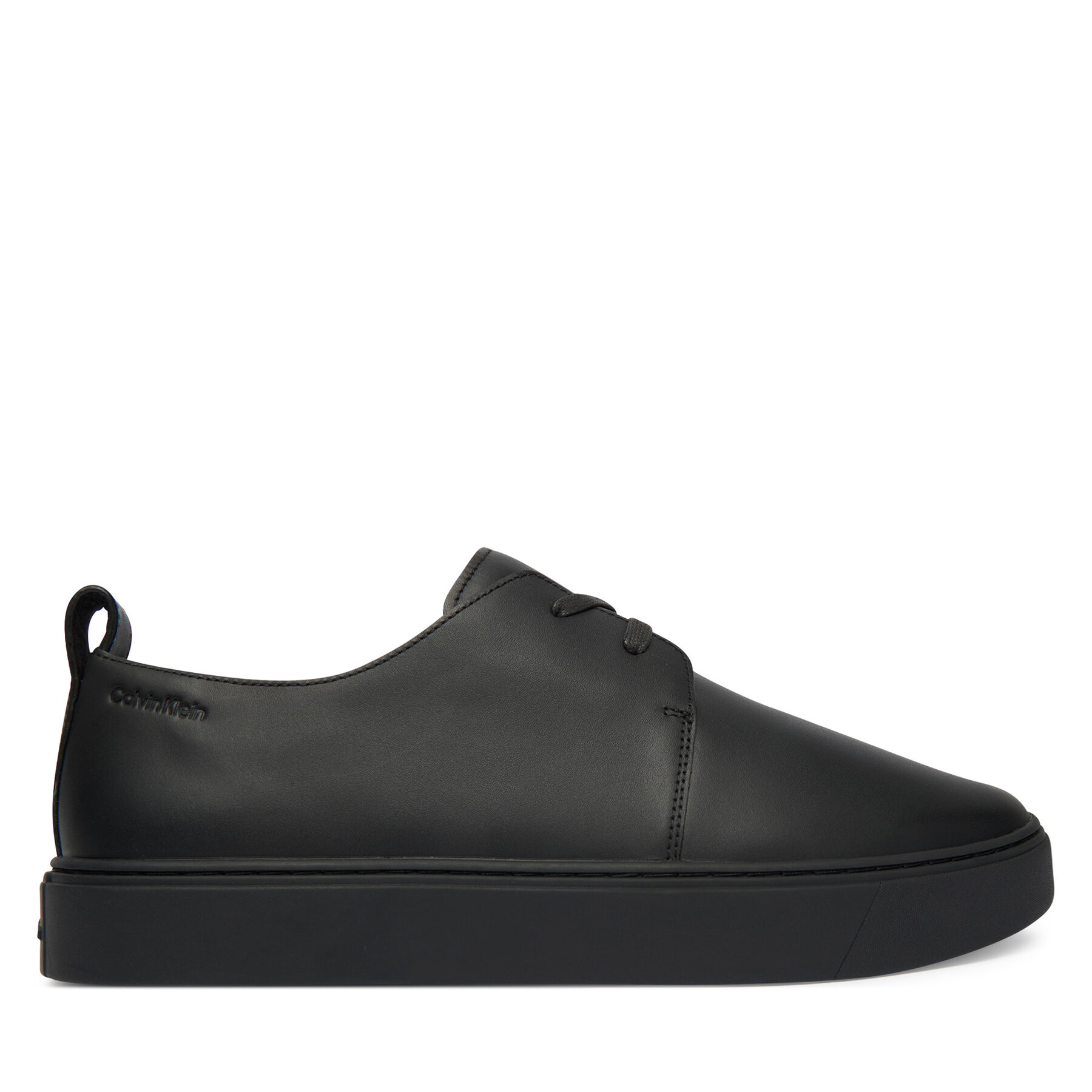 Sneakersy Calvin Klein Hybrid Clean Cup Derby Lth HM0HM02011 Čierna