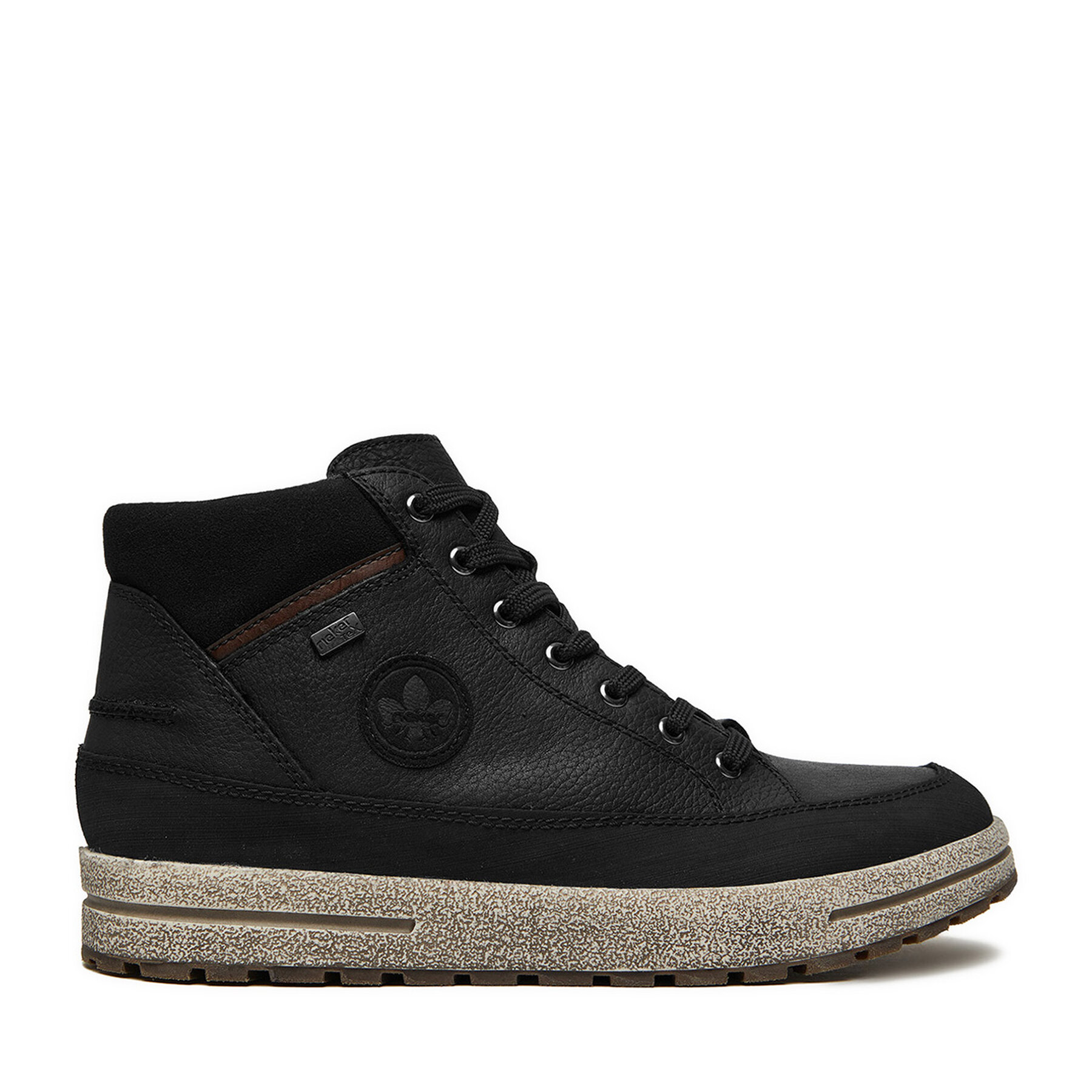 Šnurovacia obuv Rieker CEO-30730-00 Čierna