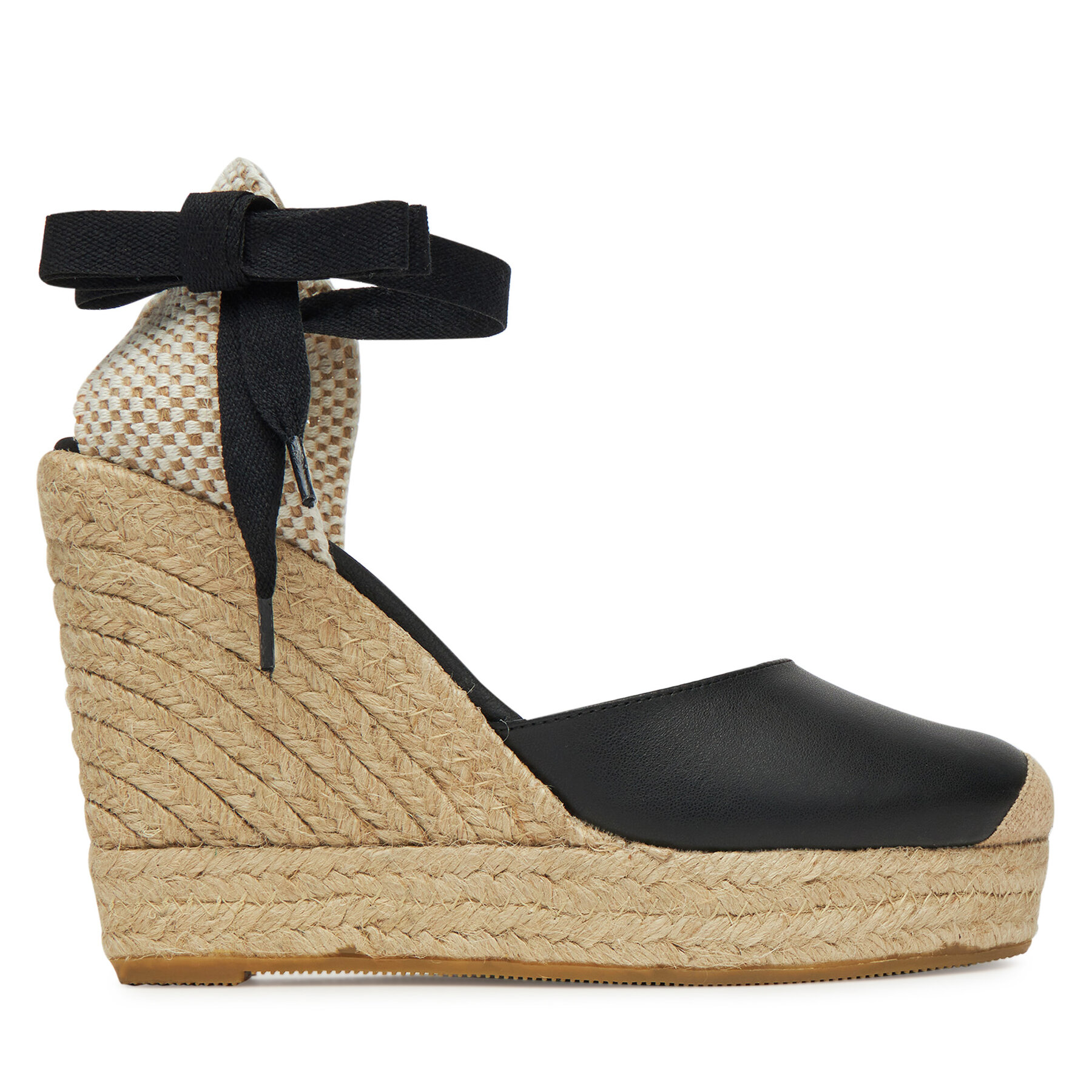 Espadrilky Genuins Darya G105918 Čierna