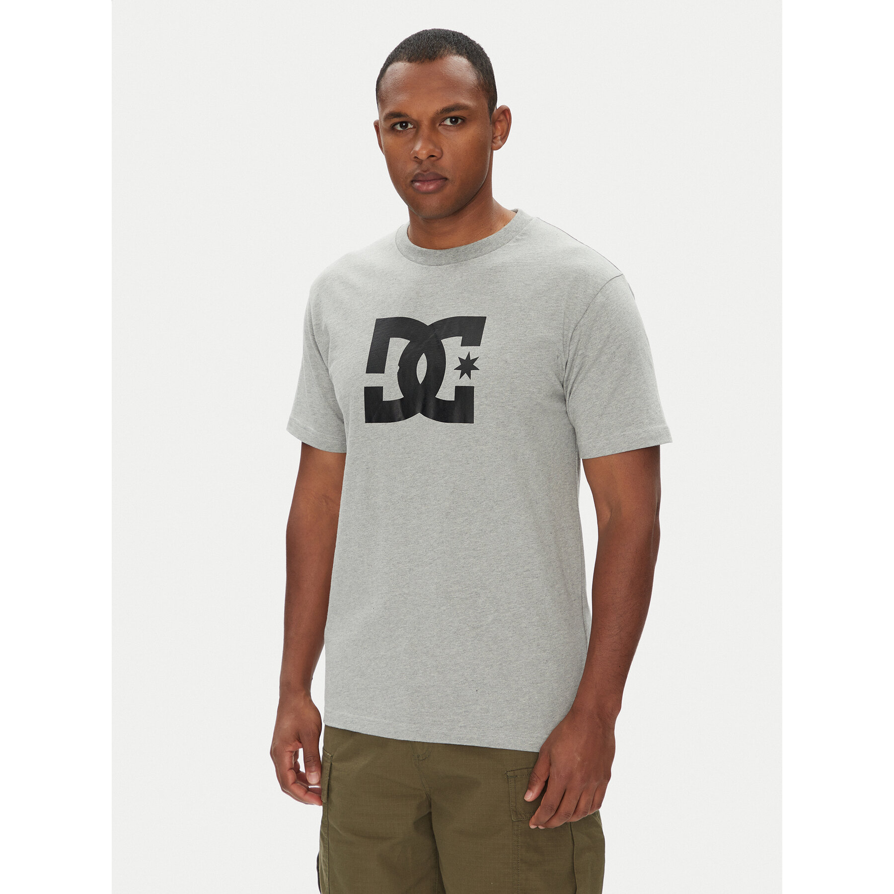 DC Shoes T-Shirt ADYZT05373 Γκρι Regular Fit