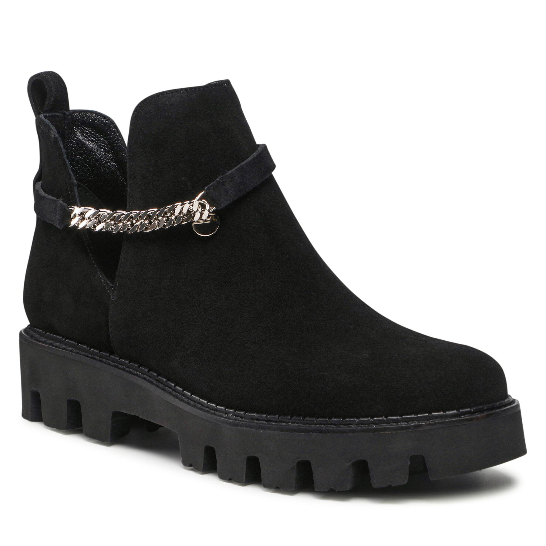 Botine Karino 4176/003-P Czarny/Welur epantofi.ro imagine noua