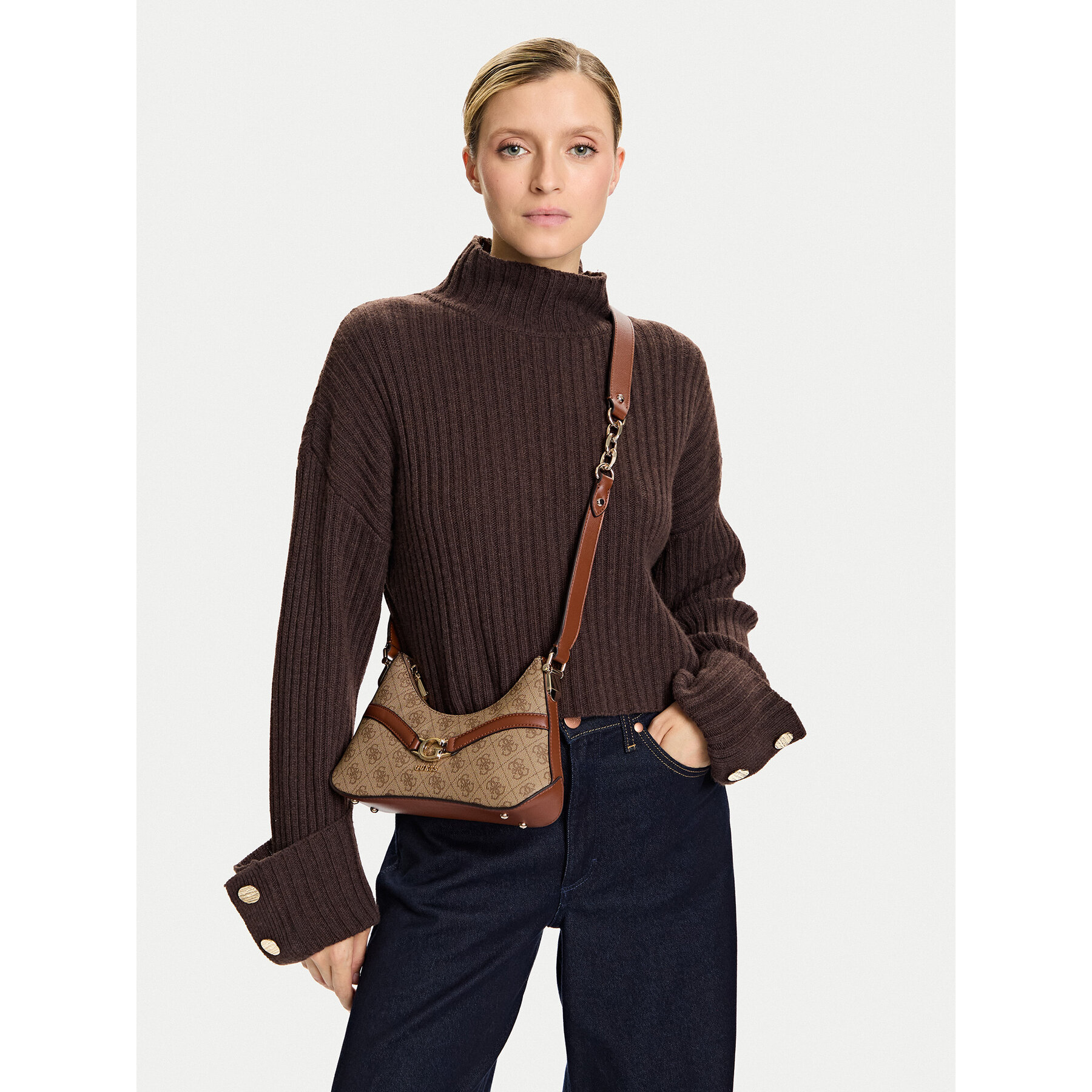 Borsetta Guess Dea Mini HWSG79 93730 Marrone