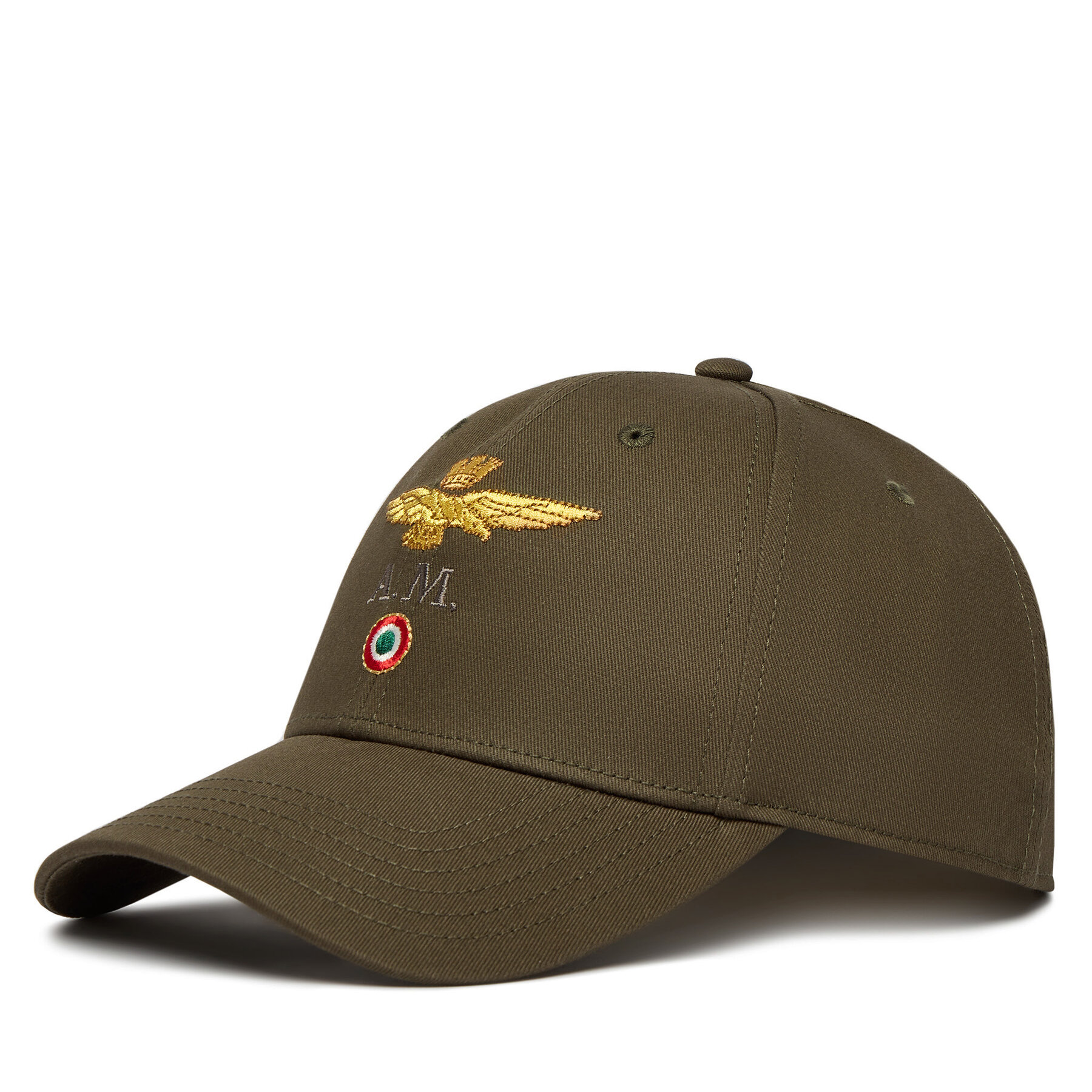 Шапка с козирка Aeronautica Militare 261HA1100UCT02848 Зелен