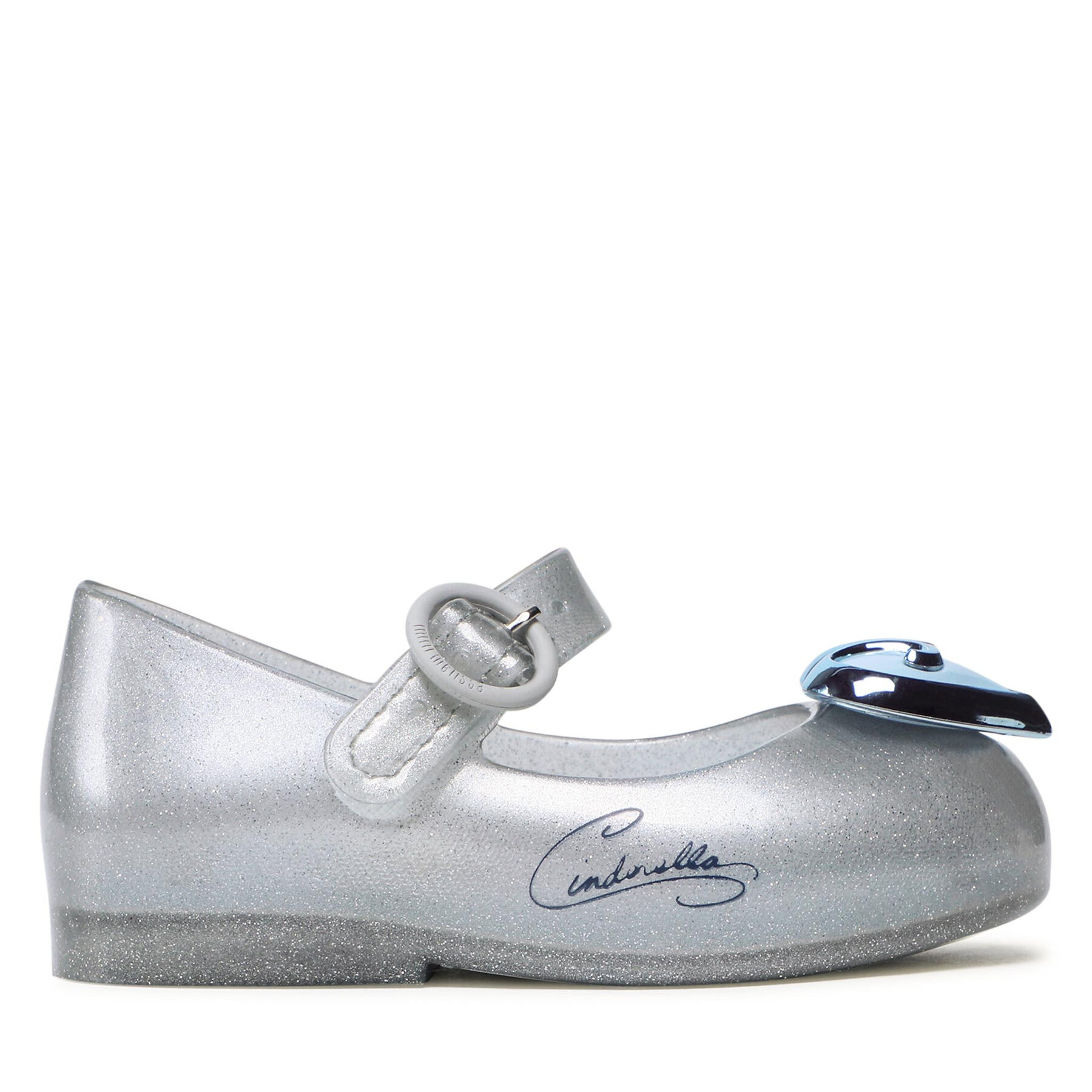 Ballerinas Melissa Mini Melissa Sweet Love + Disn 33447 Silberfarben