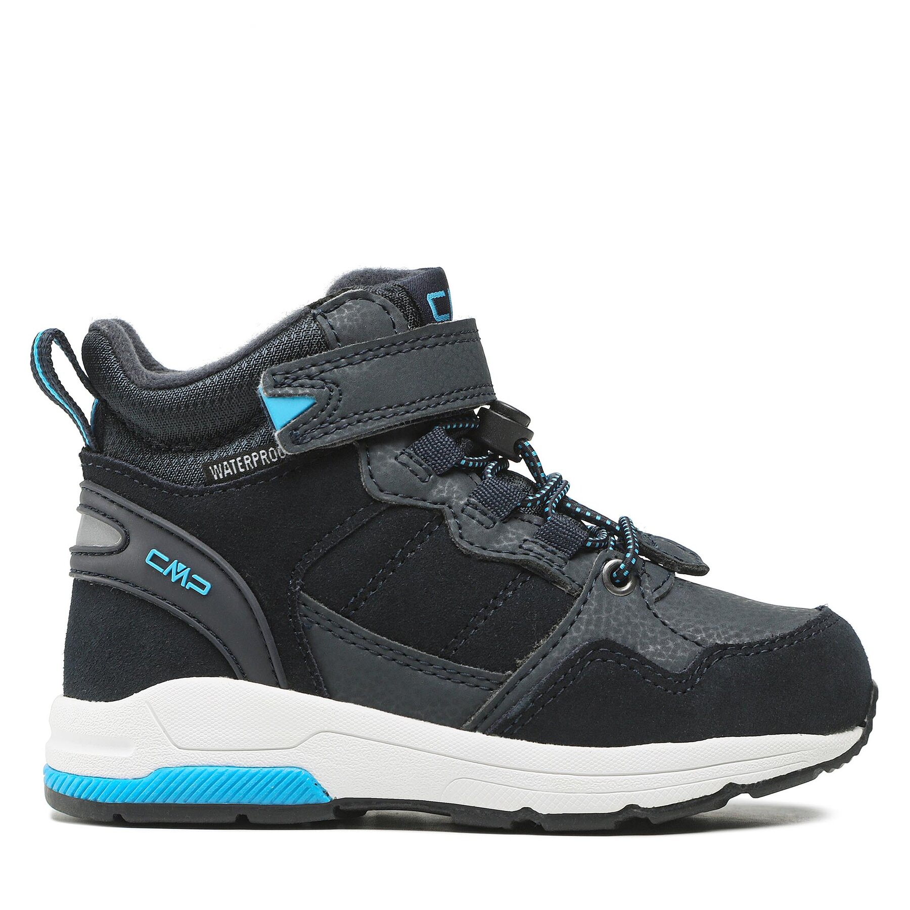 Sneakers CMP Kids Hadil Leather Wp Urban 3Q84524 Blu scuro