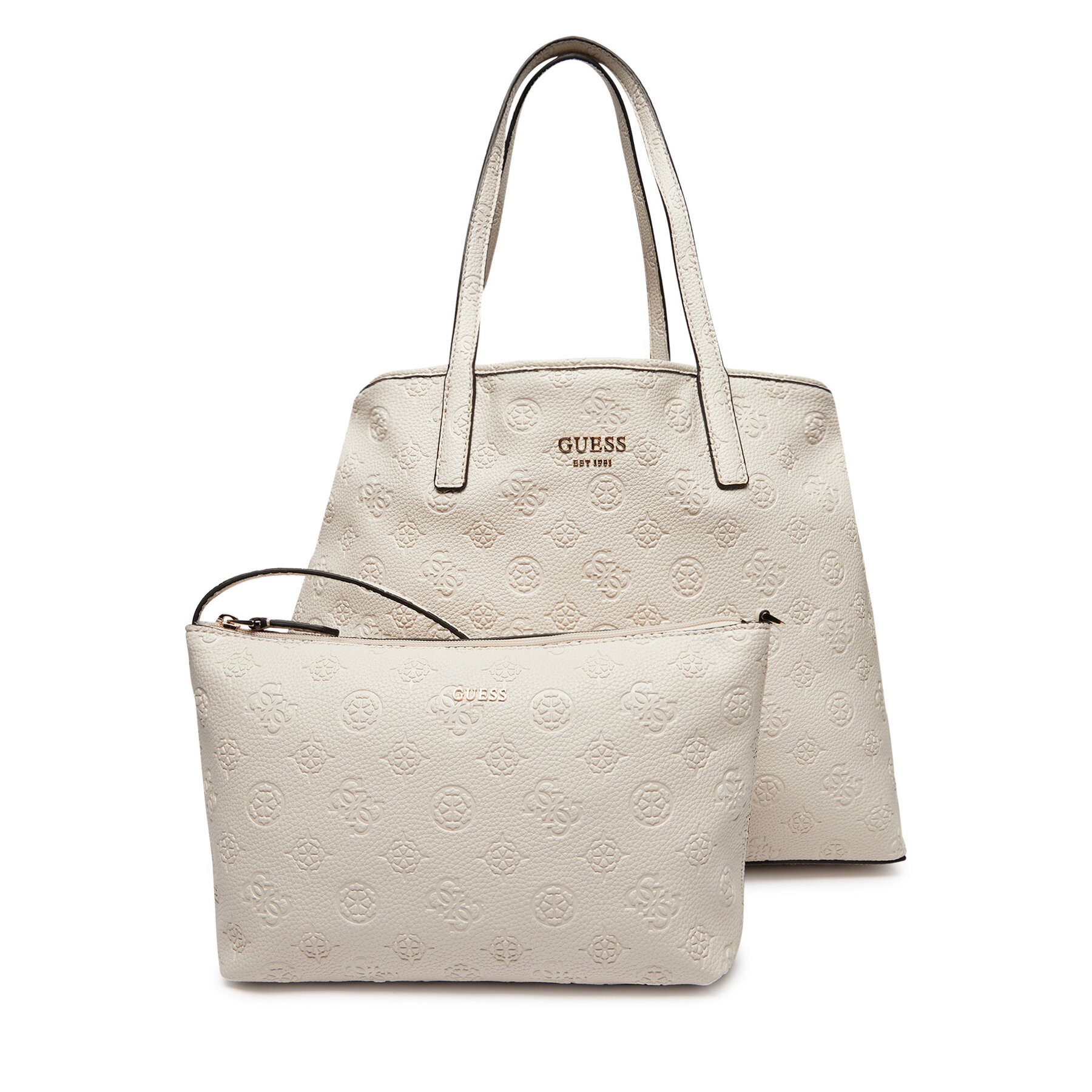 Borsetta Guess HWPG93 18290 Écru