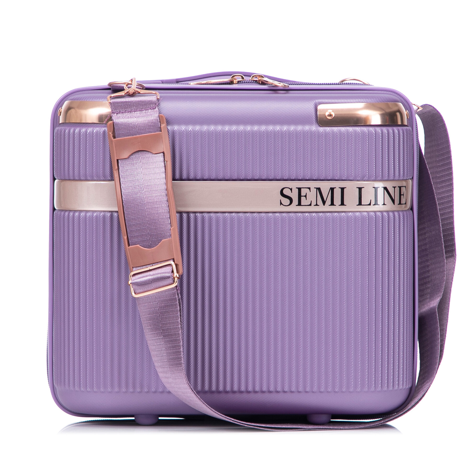  Sminkdobozok Semi Line T5916-1 Lila akciós termékkép 1