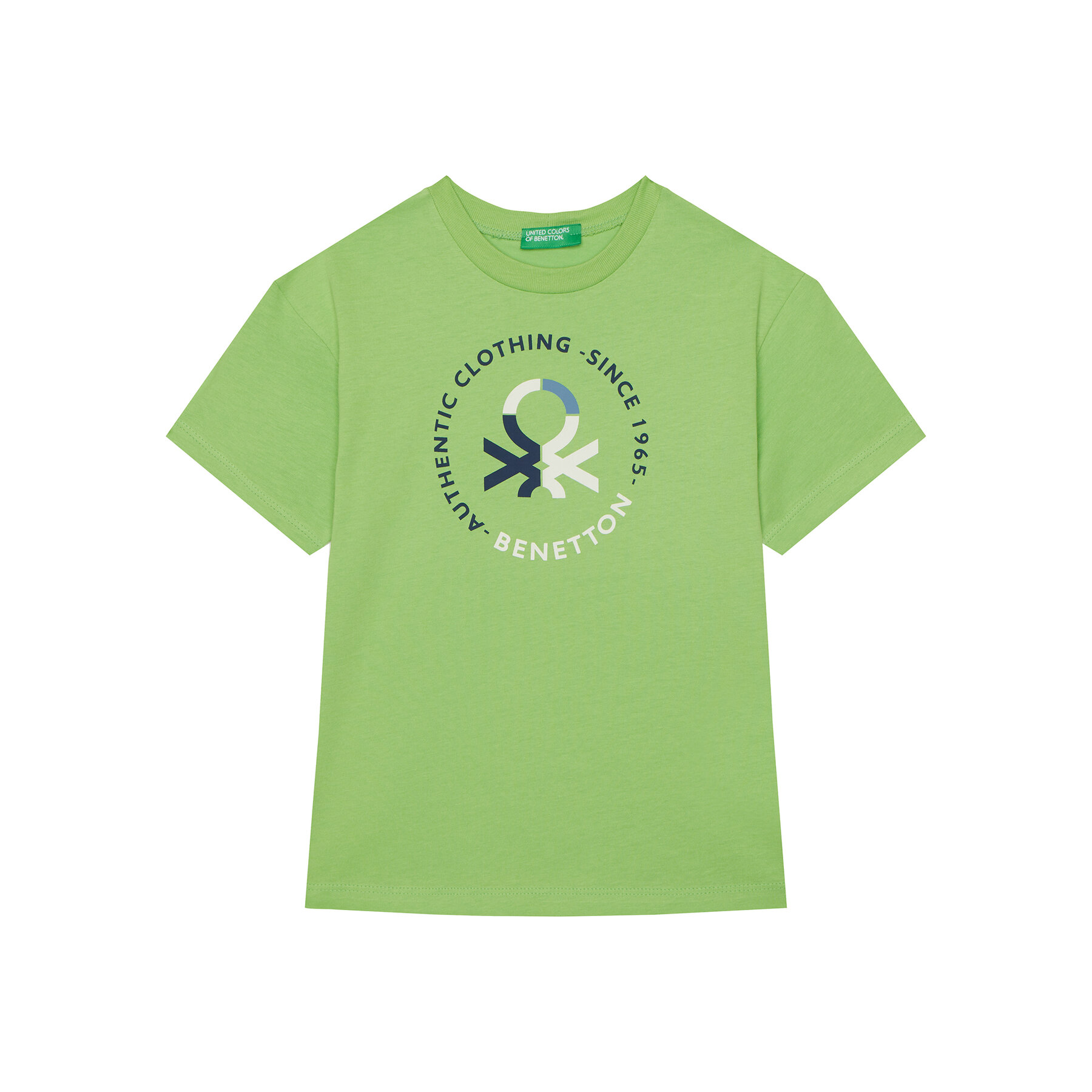 United Colors Of Benetton T-shirt 3I1XC10N3 Verde Regular Fit