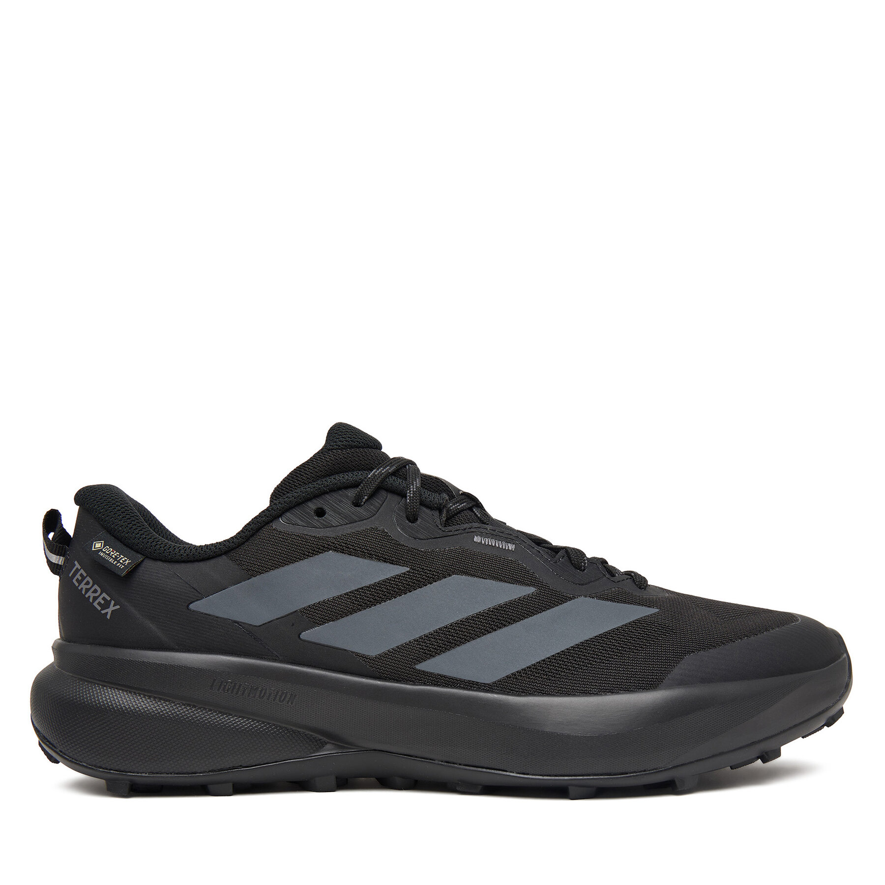 Trekking čevlji adidas Terrex Tracefinder Plus Gore-Tex Lightmotion Trail Running KJ3792 Črna