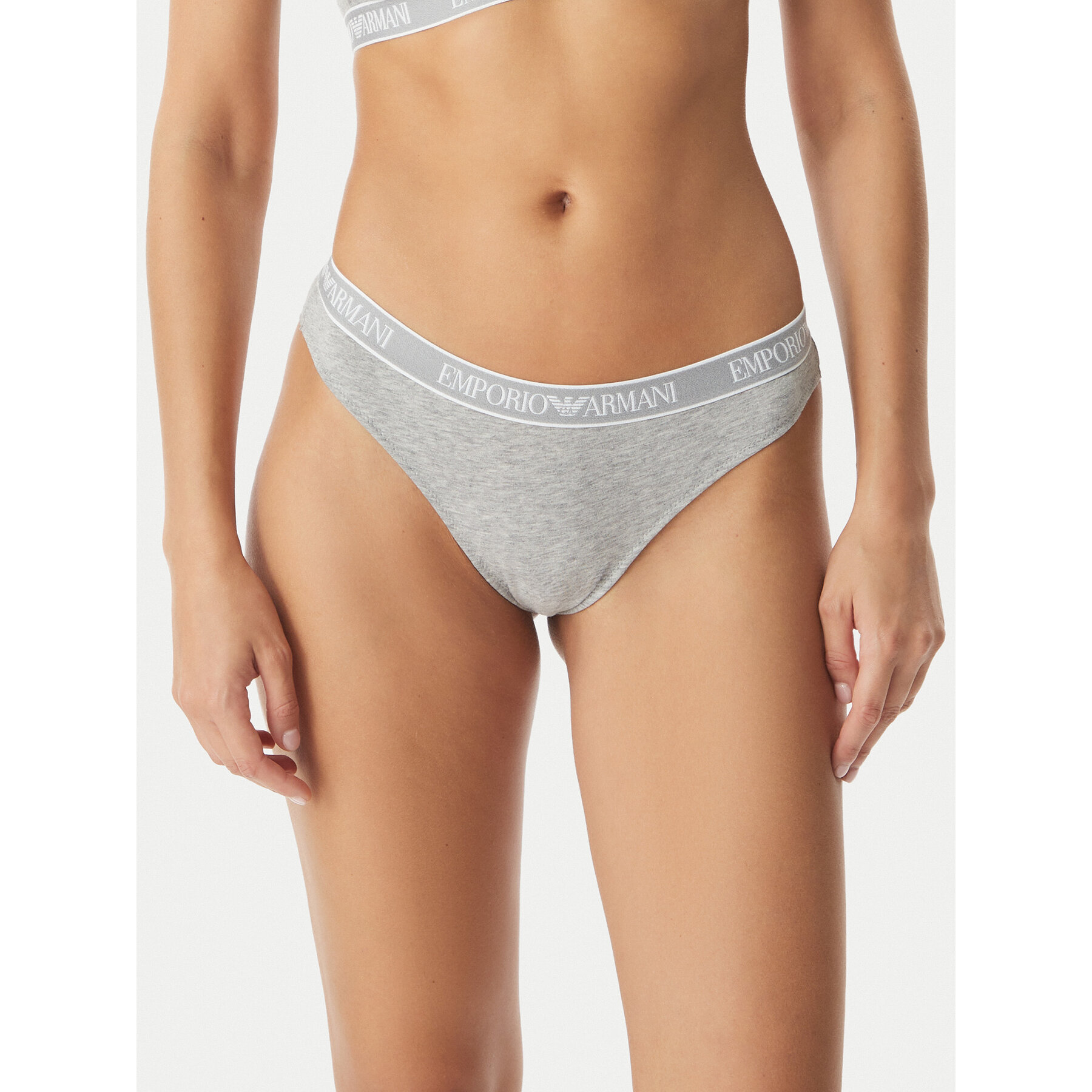 Emporio Armani Underwear Brazilian-Panty-Set EW000404 AF19026 M8194 Grau