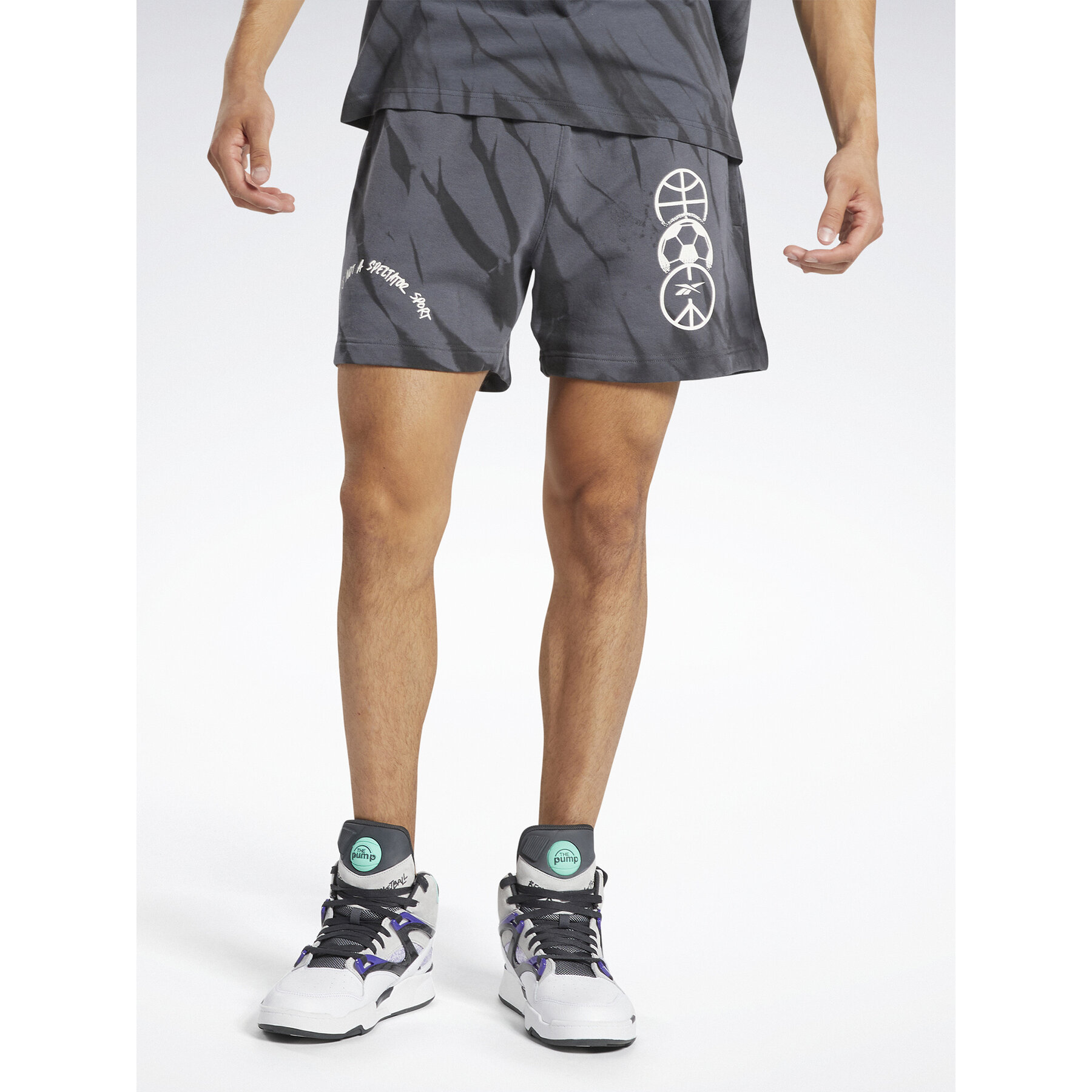 Reebok Sportshorts Classics Block Party Shorts HS9179 Grau