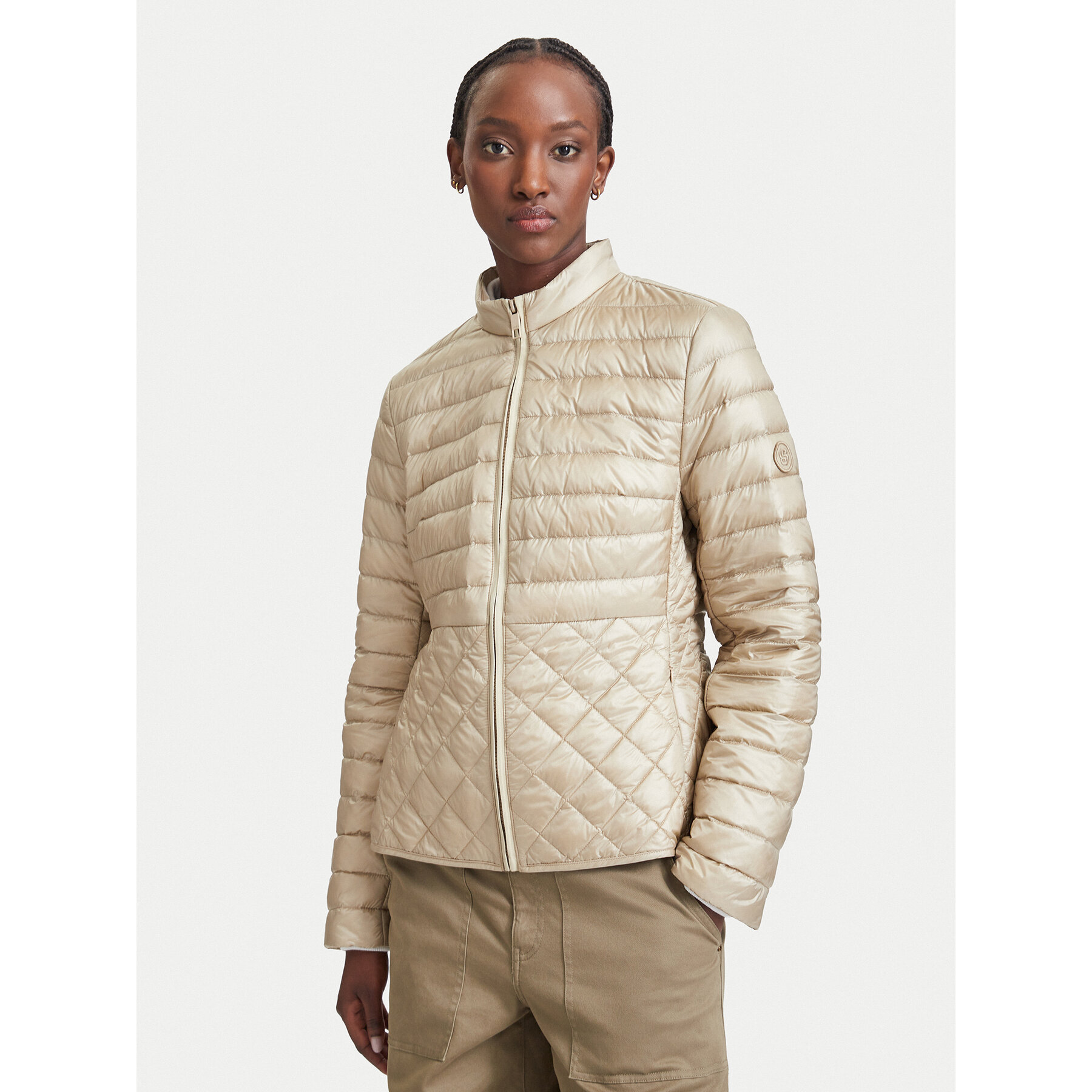 BOSS Daunenjacke Pesic 50564760 Beige Regular Fit